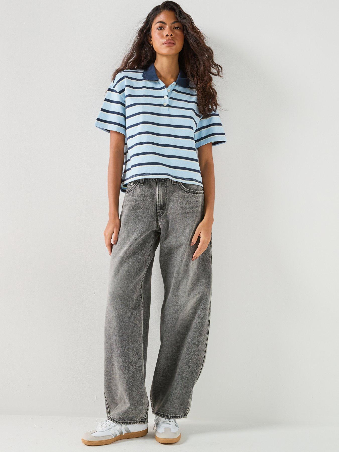 Image 4 of 6 of Levi's Middy Balloon Leg Jeans - Grey