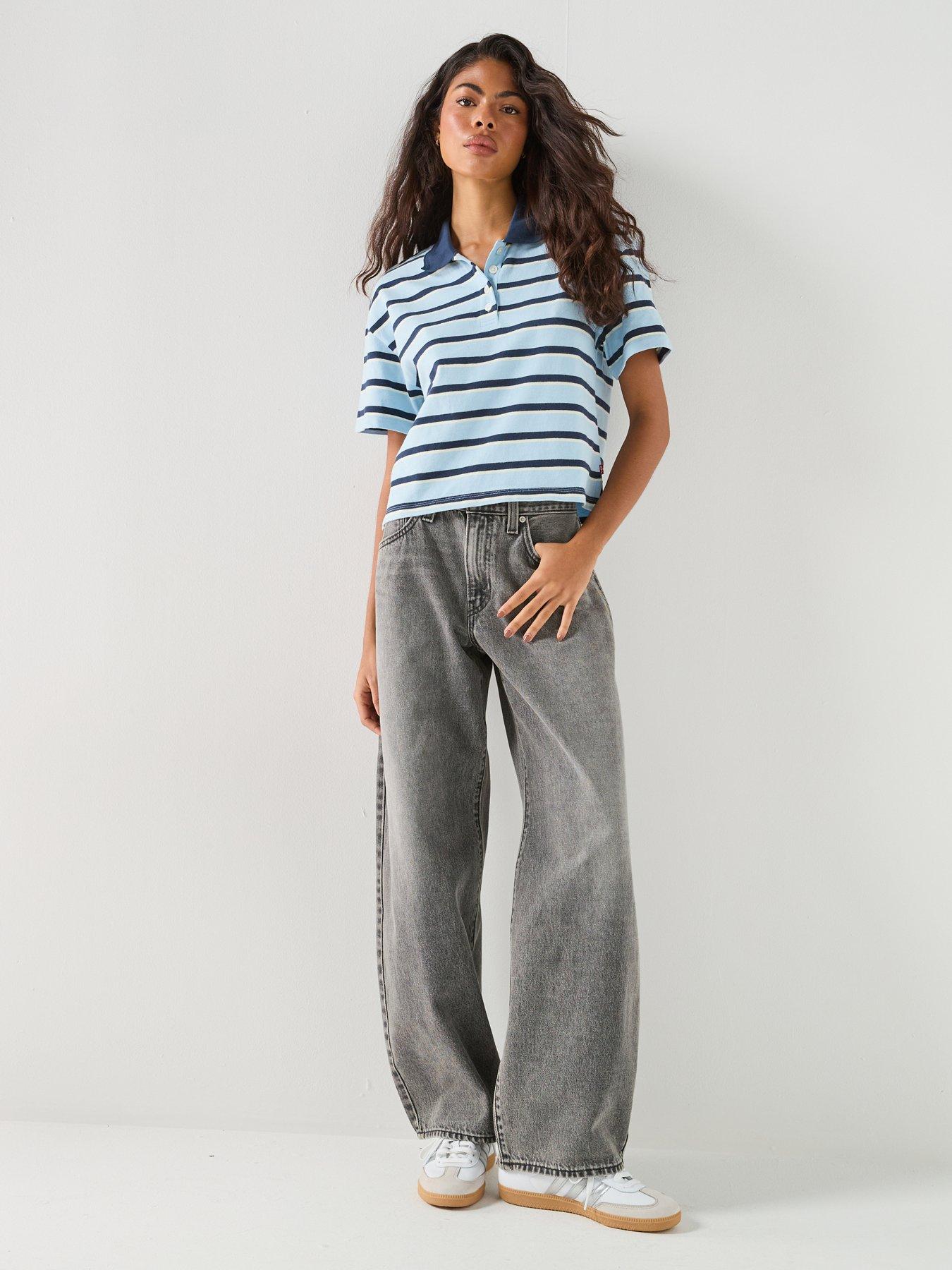 Image 6 of 6 of Levi's Middy Balloon Leg Jeans - Grey