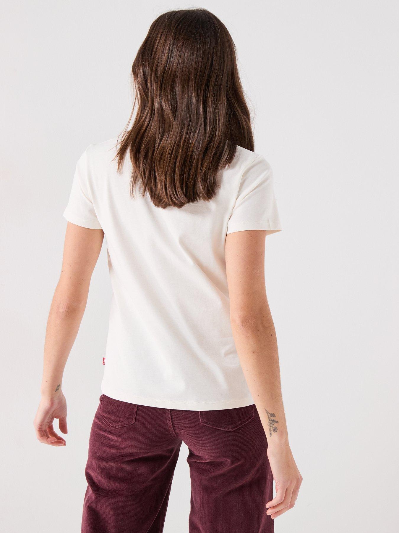Image 2 of 5 of Levi's Crew Neck T-Shirt - White
