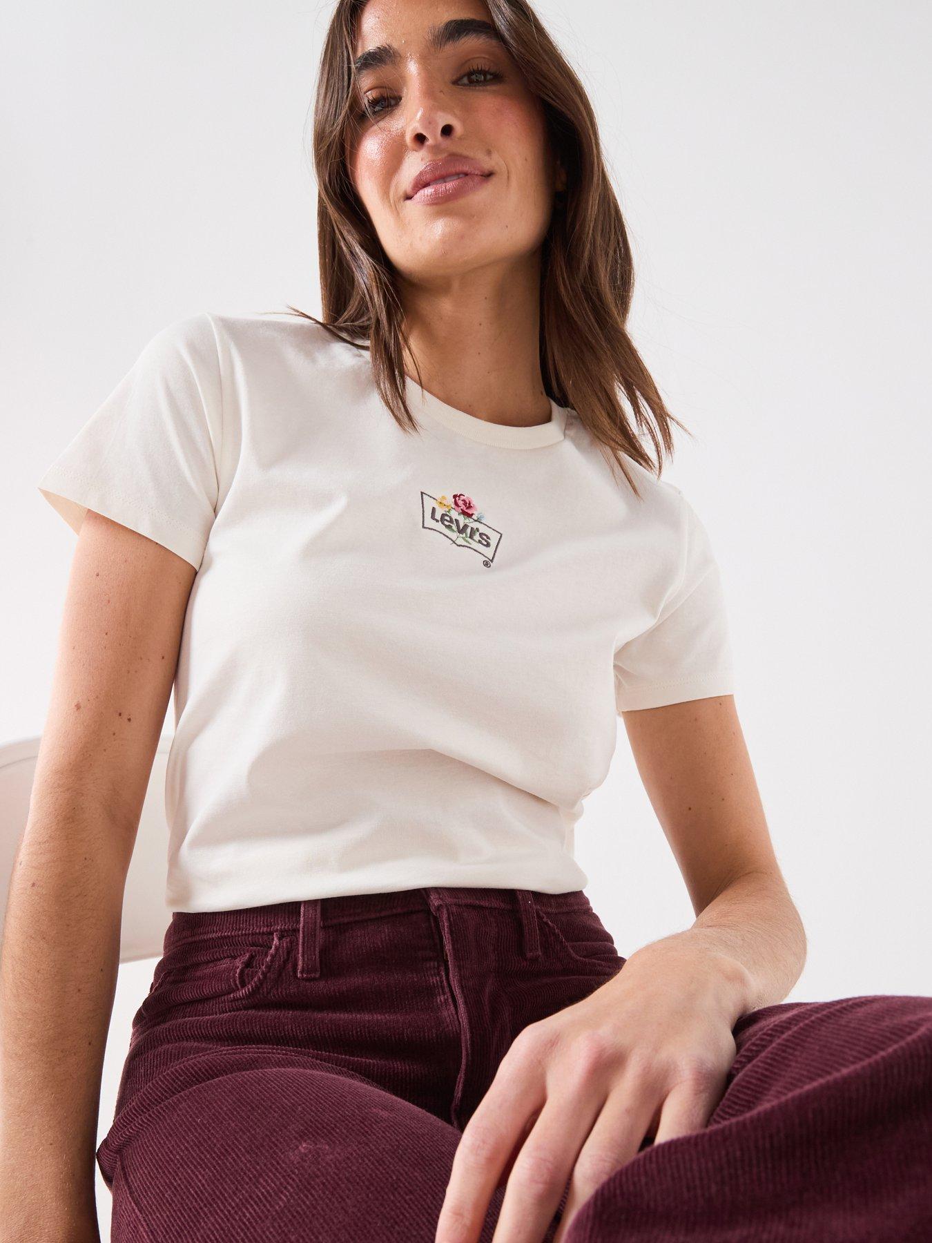 Image 4 of 5 of Levi's Crew Neck T-Shirt - White