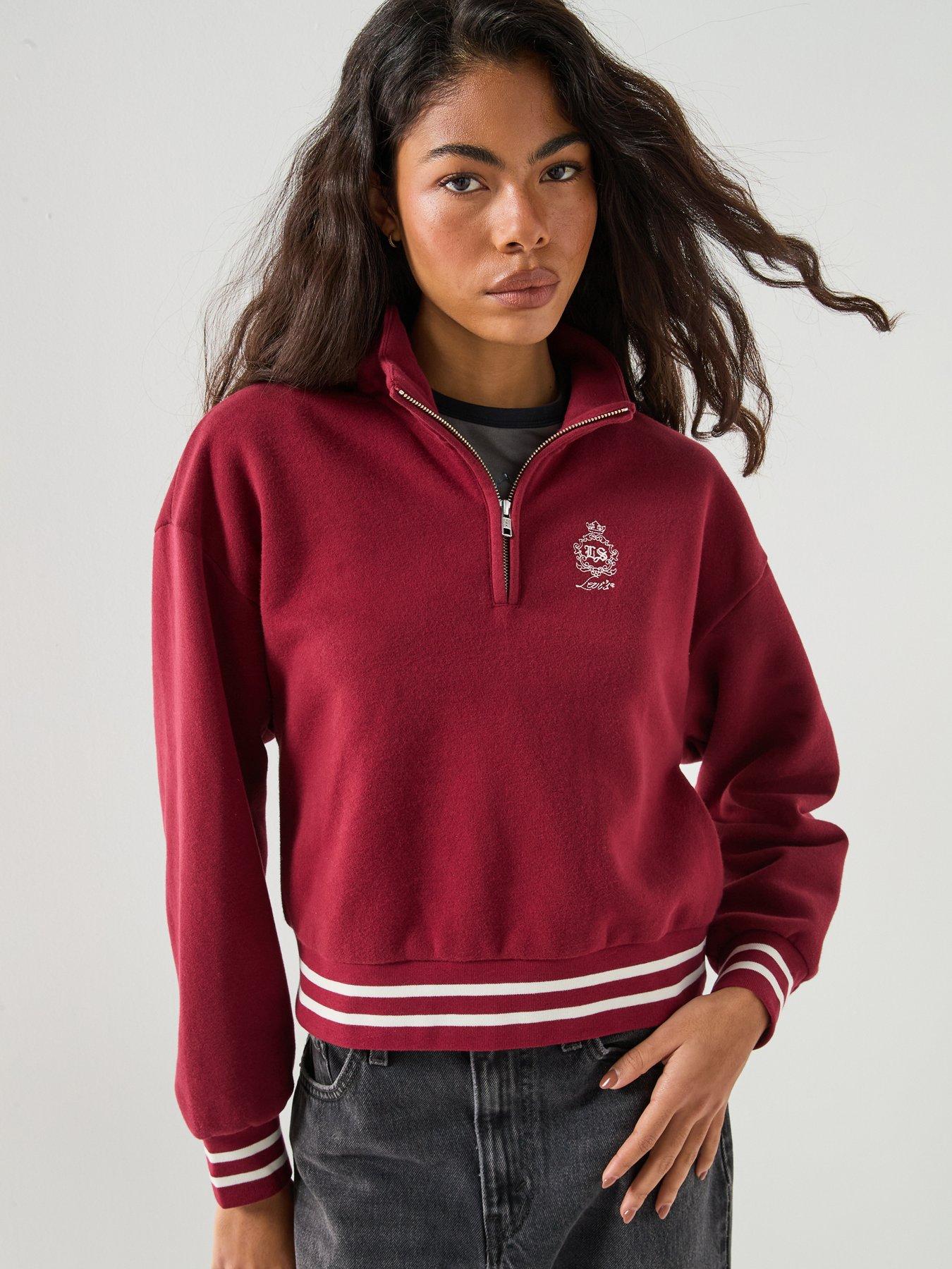 Image 1 of 6 of Levi's Graphic Everyday 1/4 Zip - Red