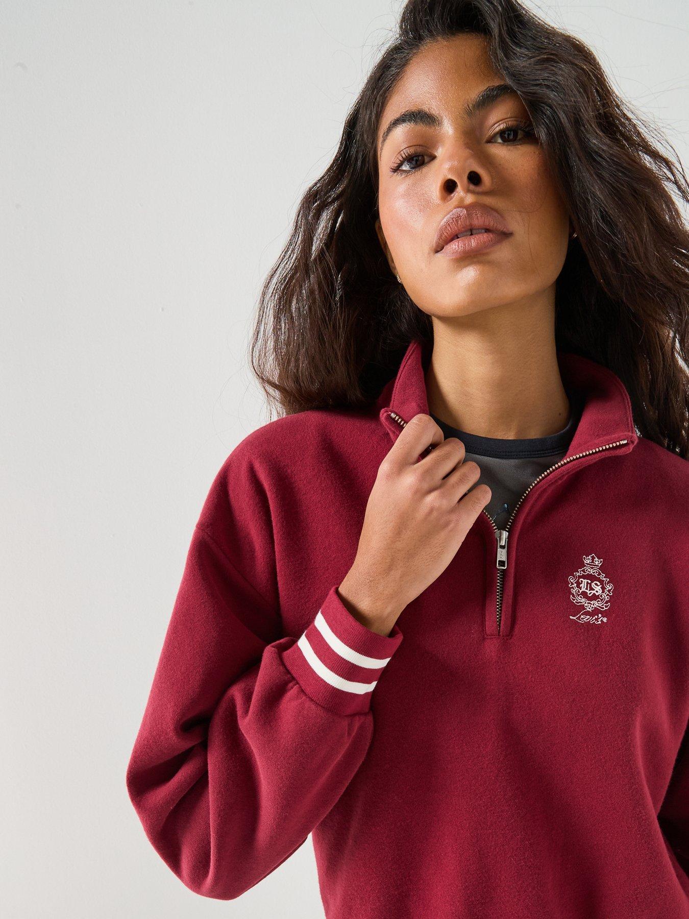 Image 4 of 6 of Levi's Graphic Everyday 1/4 Zip - Red