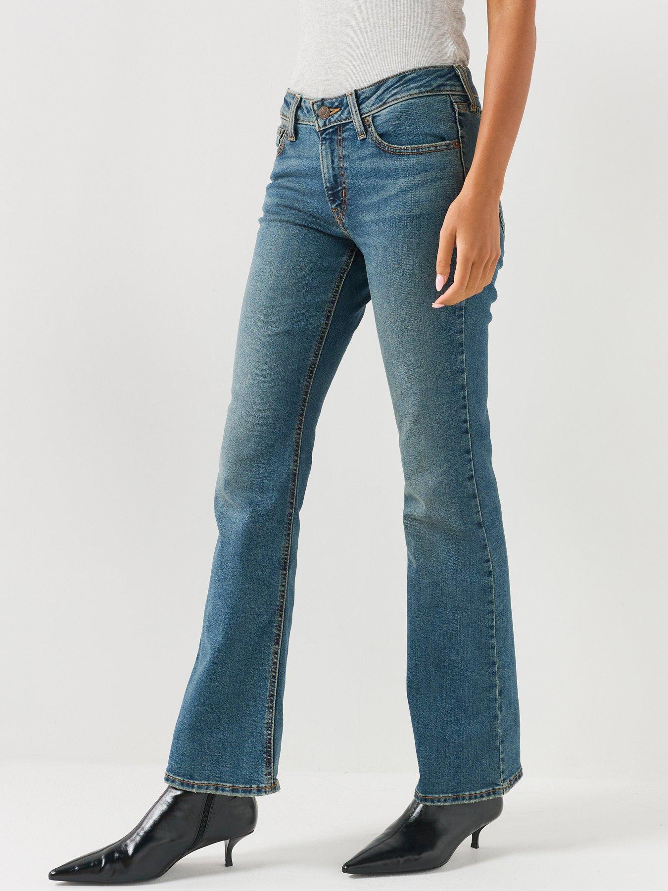 Levi's Women's Super Low Rise Bootcut Stretch Denim Jeans - Blue
