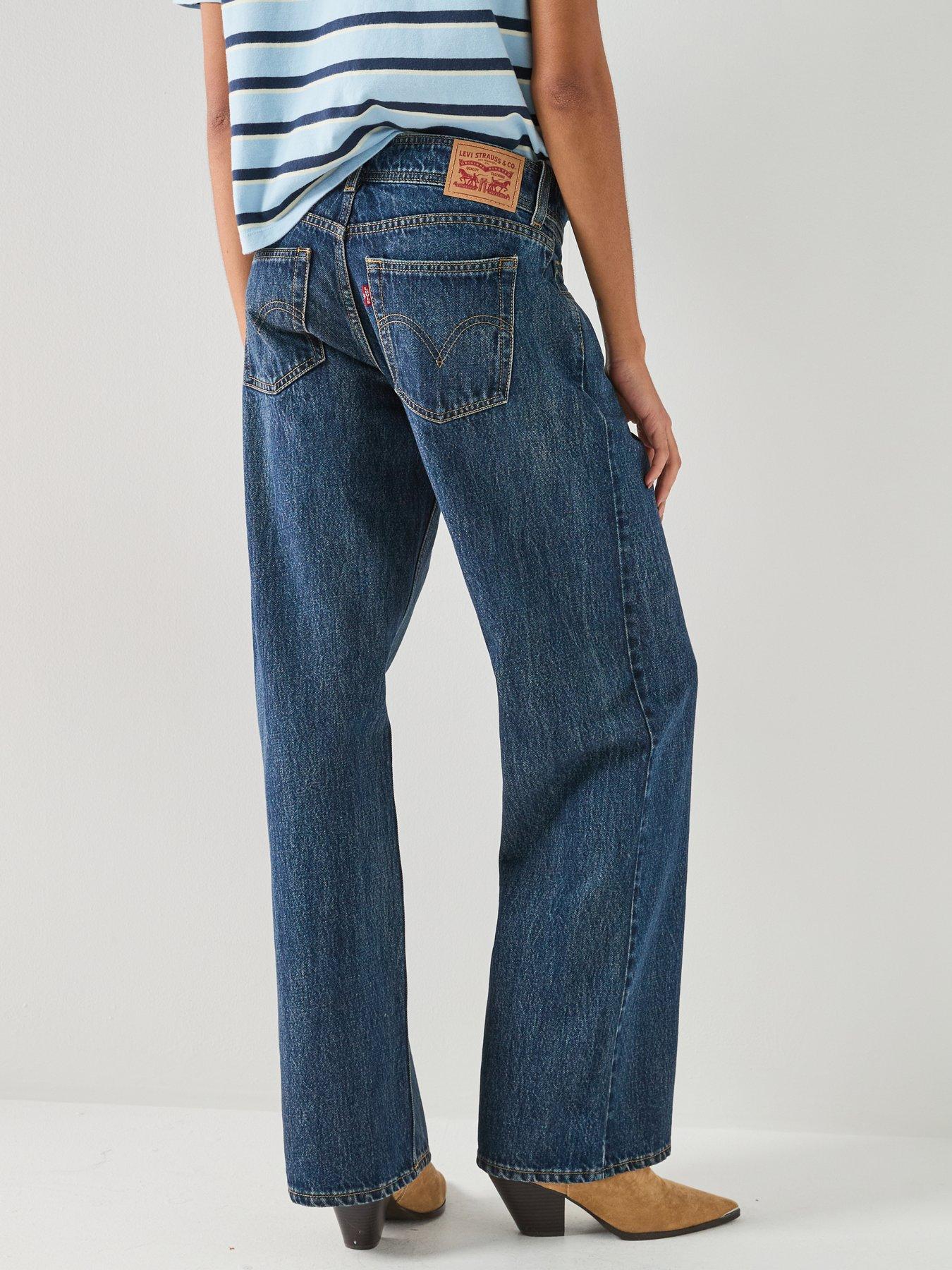 Image 2 of 6 of Levi's Belted Superlow Loose Jeans - Blue