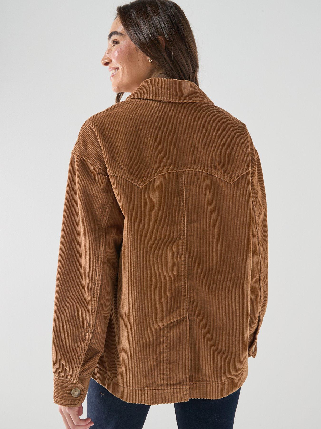 Image 2 of 6 of Levi's Demi Cord Shacket - Foxtrot Brown