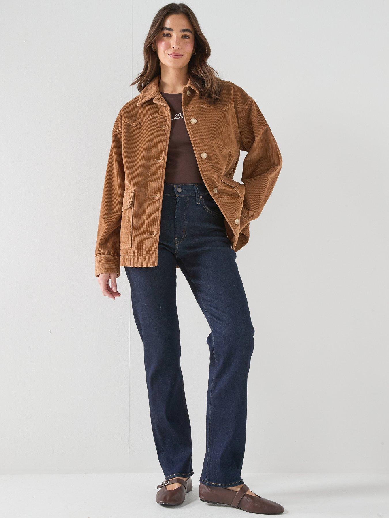 Image 3 of 6 of Levi's Demi Cord Shacket - Foxtrot Brown
