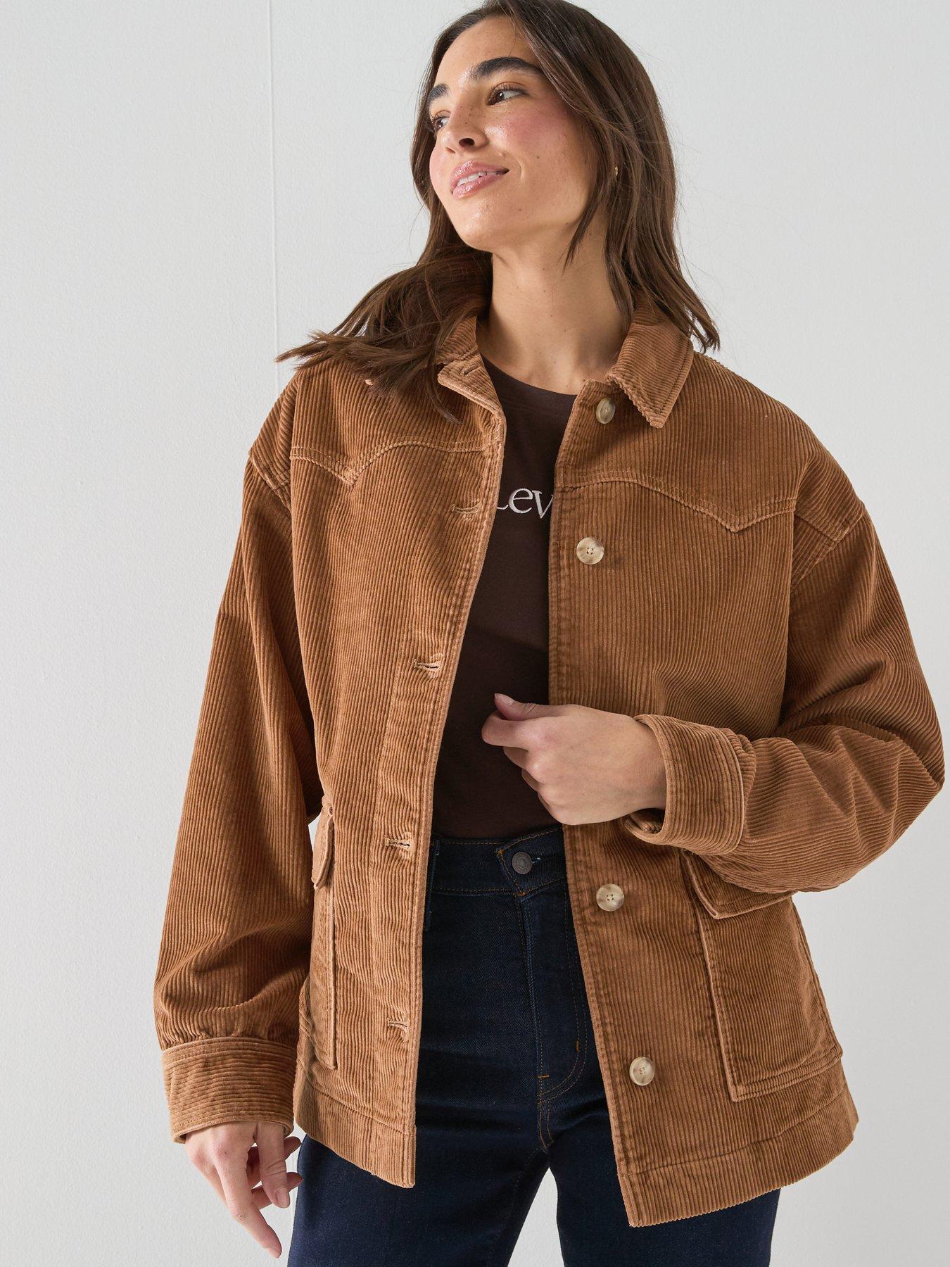 Image 6 of 6 of Levi's Demi Cord Shacket - Foxtrot Brown