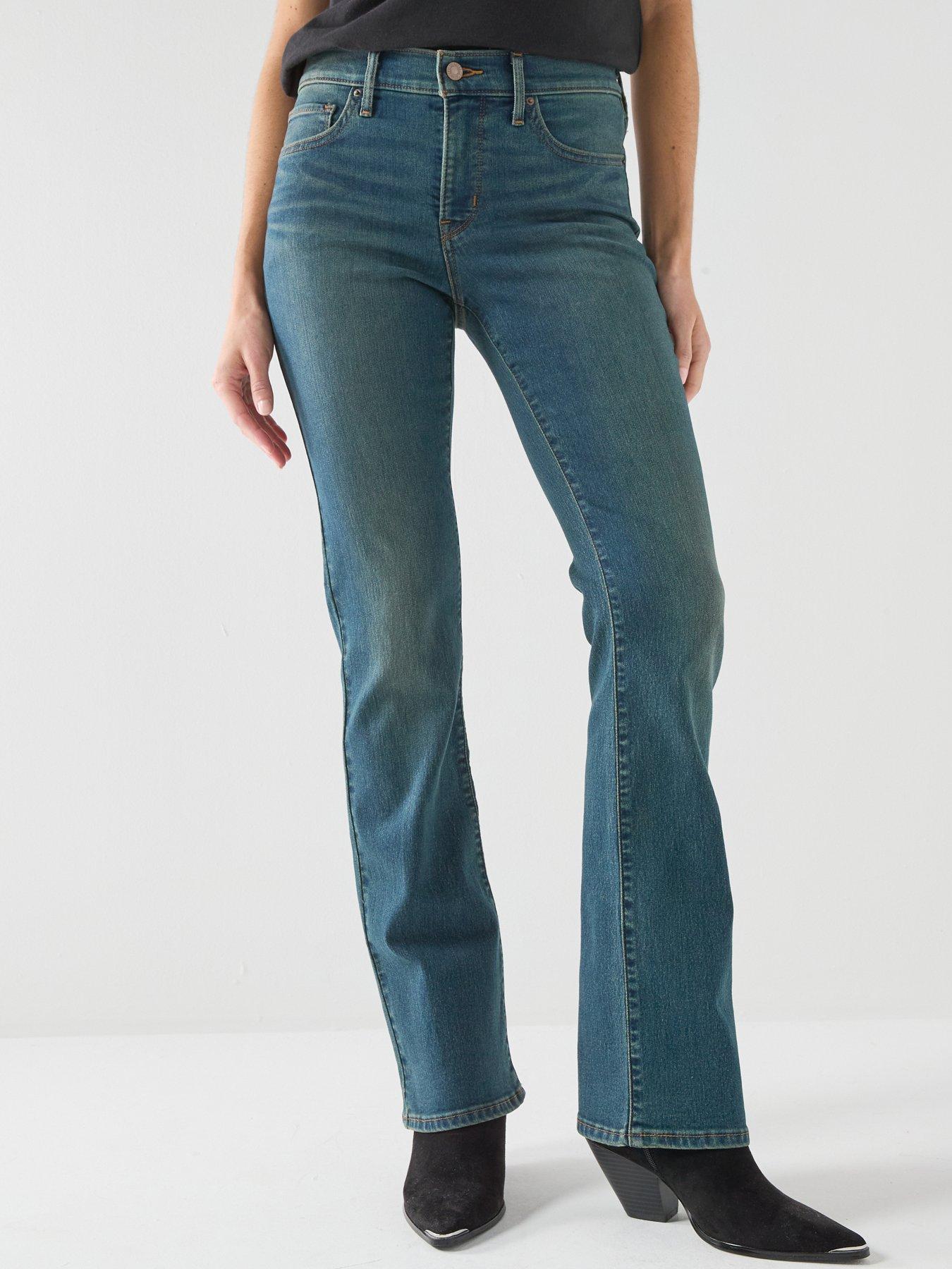 Image 1 of 6 of Levi's 315 Shaping Bootcut Jeans - Blue
