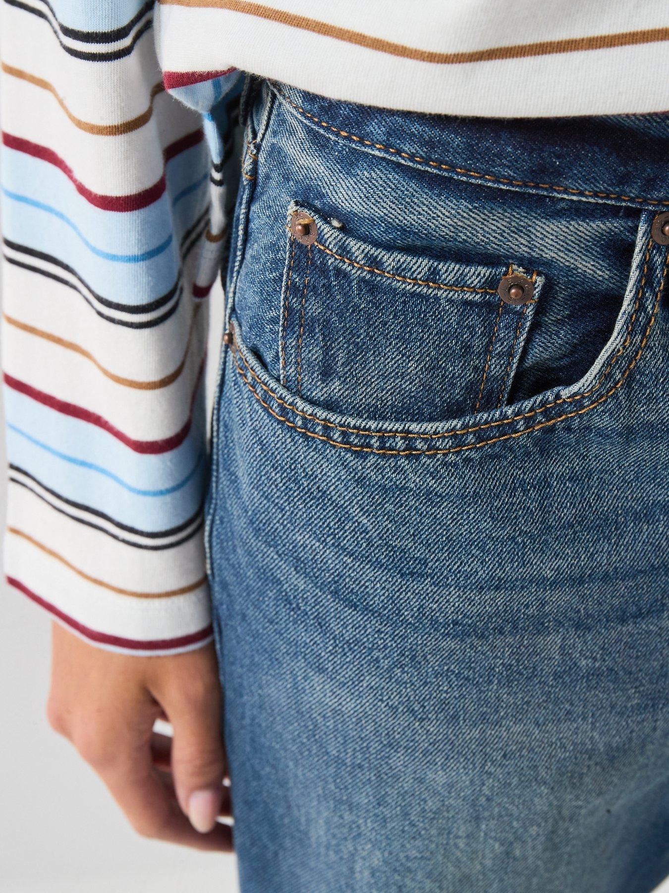 Image 4 of 6 of Levi's Wide Leg Jeans - Blue