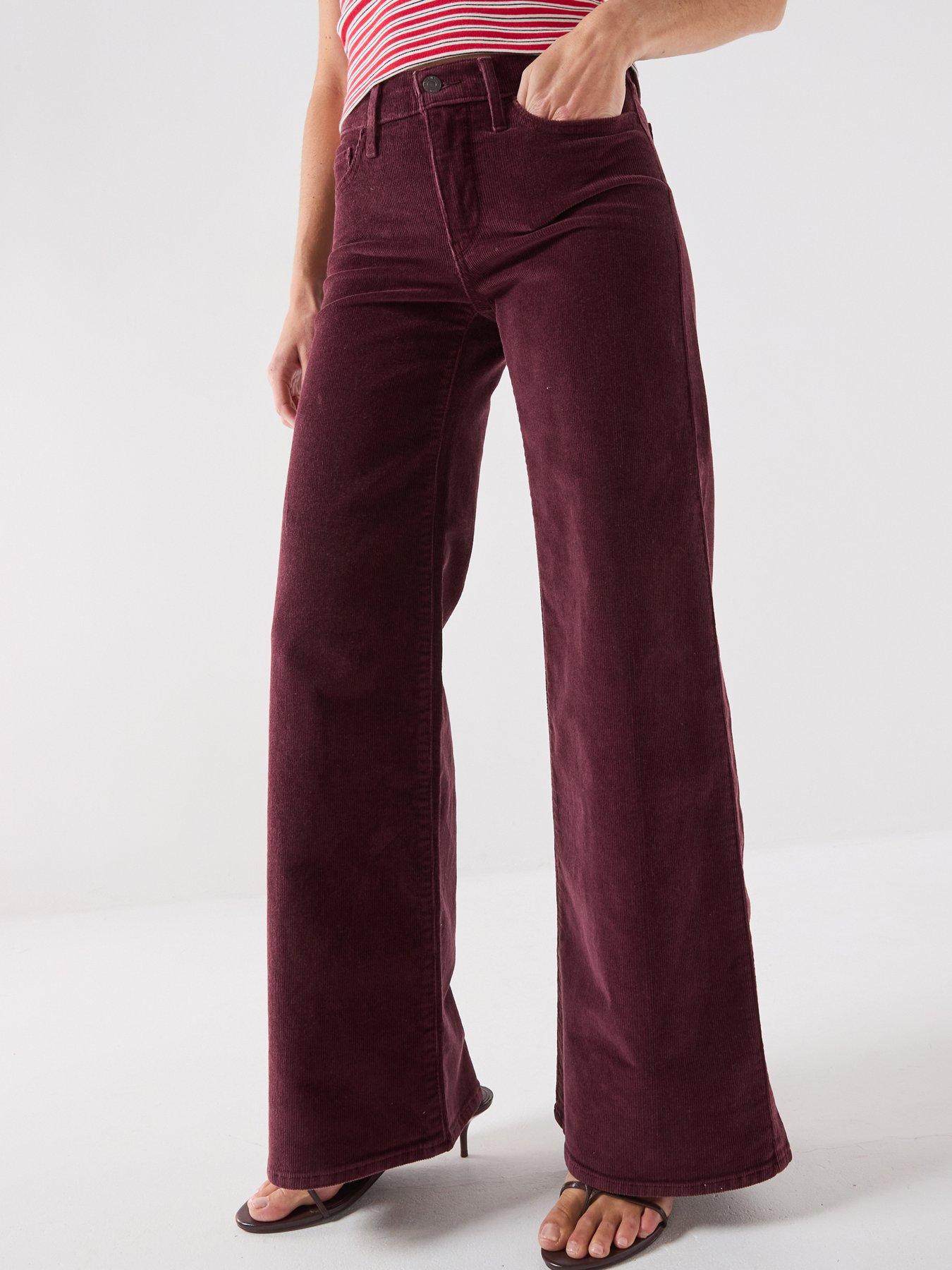 Image 1 of 6 of Levi's 318 Shaping Wide Leg Jeans - Sassafras