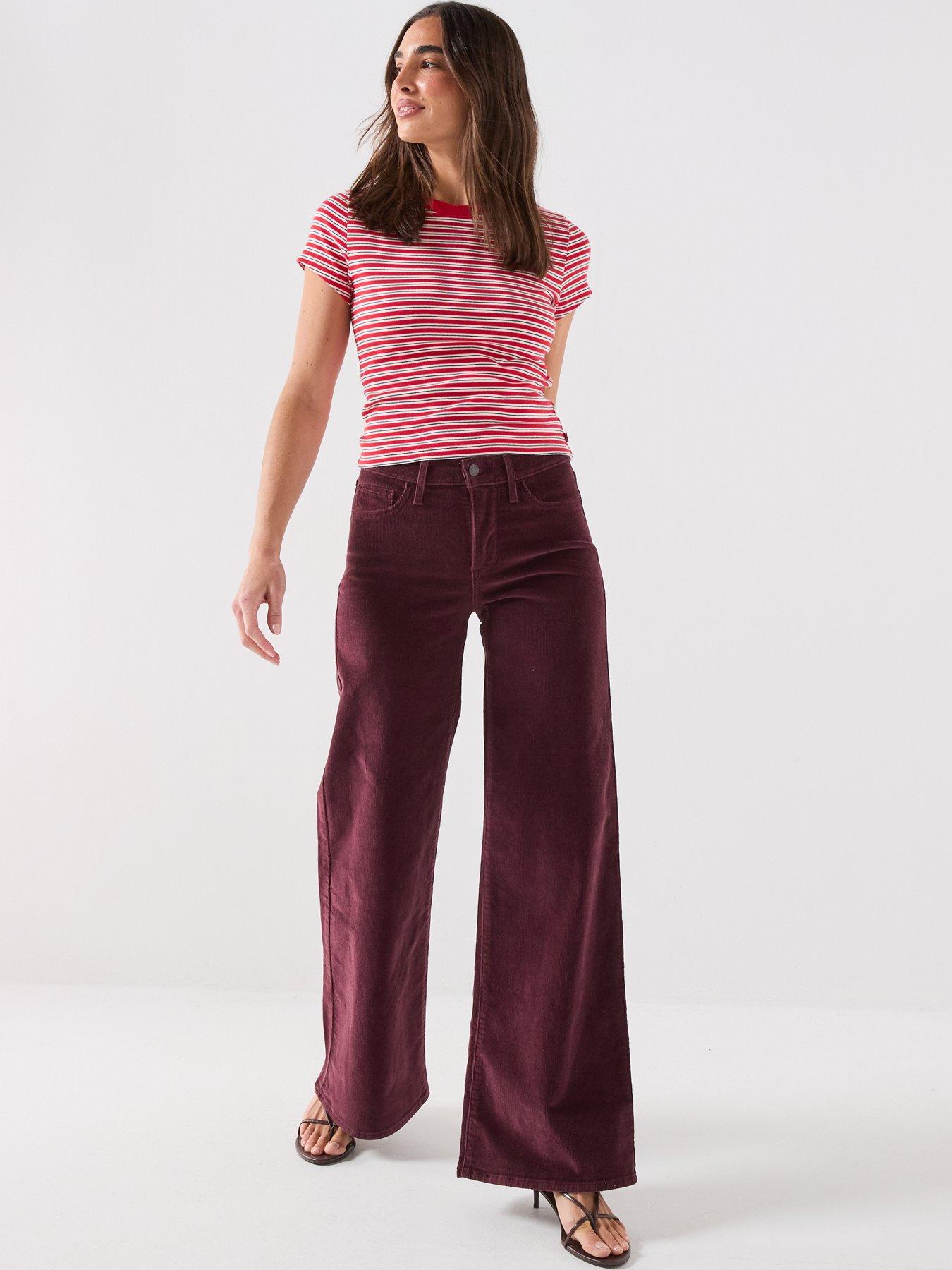 Image 3 of 6 of Levi's 318 Shaping Wide Leg Jeans - Sassafras