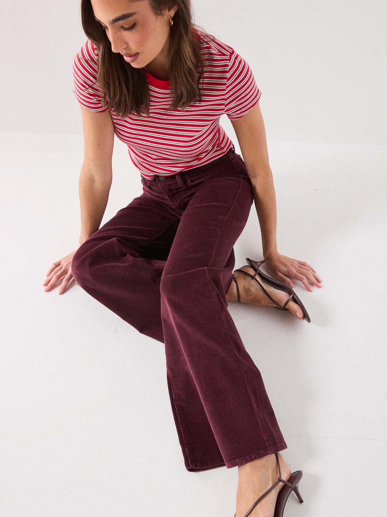 Image 4 of 6 of Levi's 318 Shaping Wide Leg Jeans - Sassafras