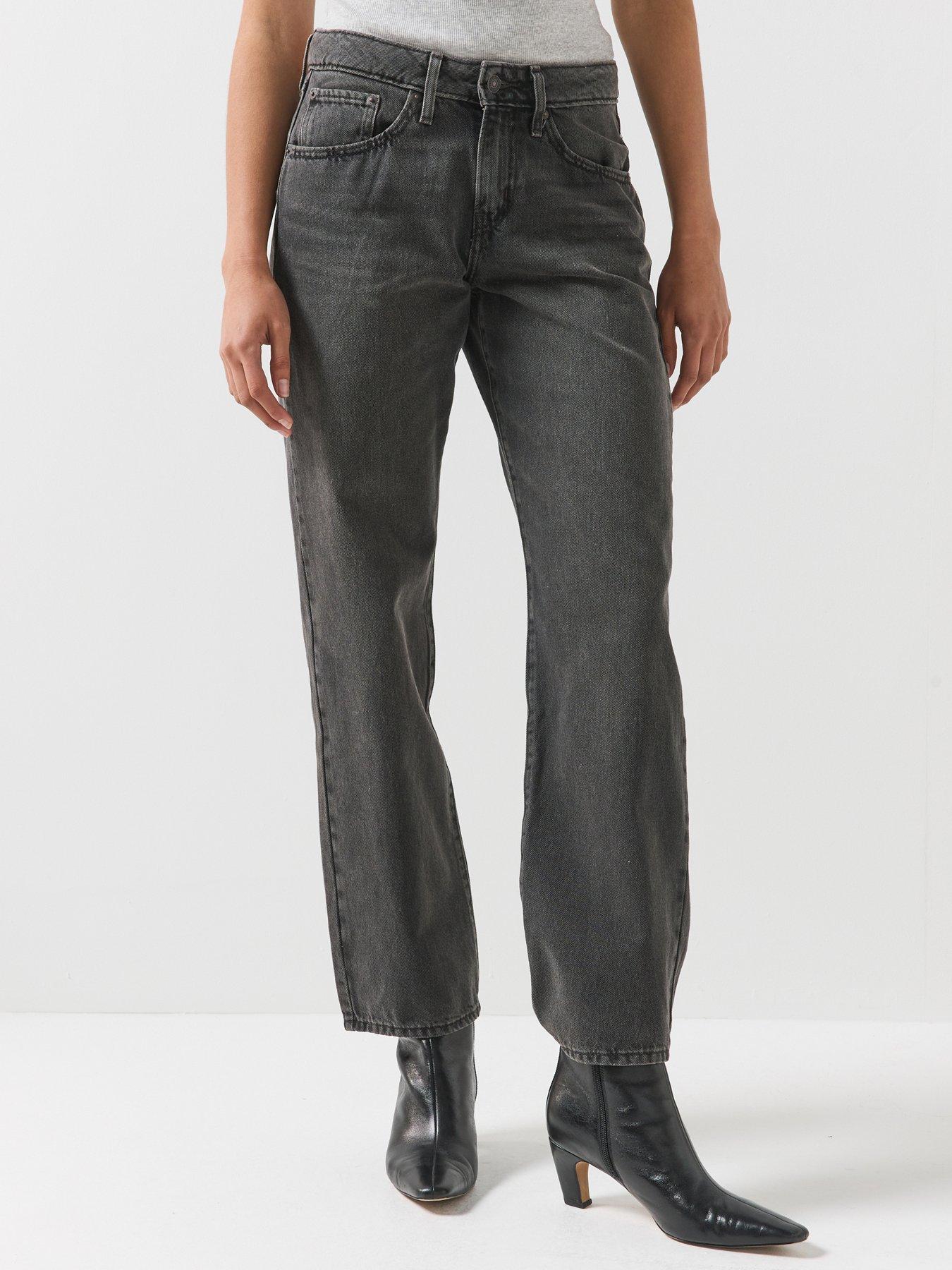 Image 1 of 6 of Levi's Superlow Straight Fit Jeans - Mic Dropped