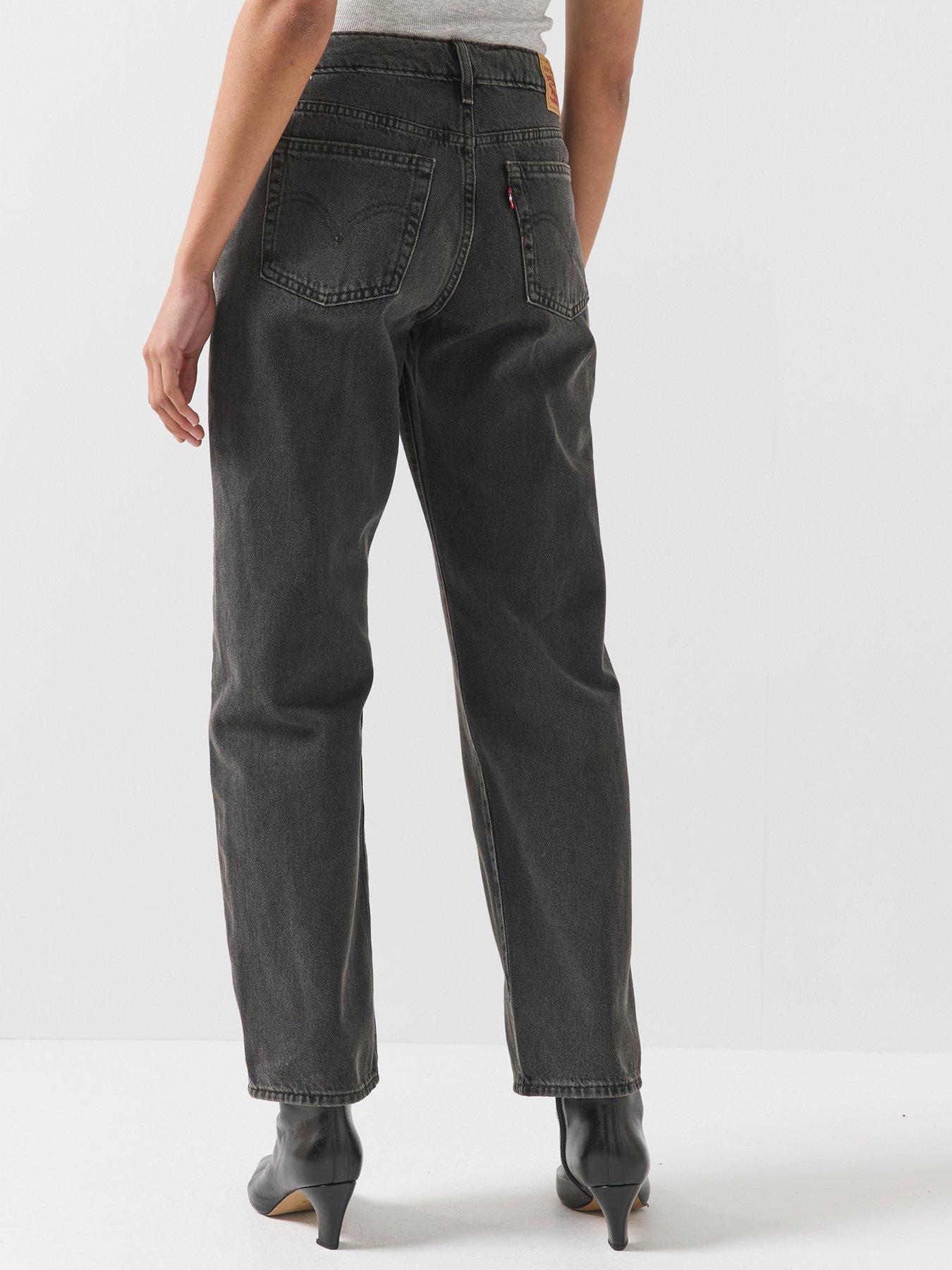 Image 2 of 6 of Levi's Superlow Straight Fit Jeans - Mic Dropped