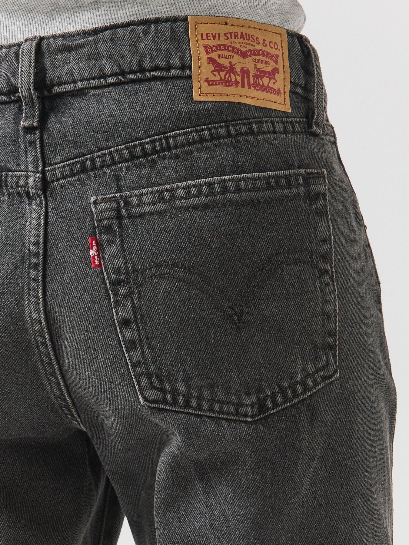 Image 4 of 6 of Levi's Superlow Straight Fit Jeans - Mic Dropped