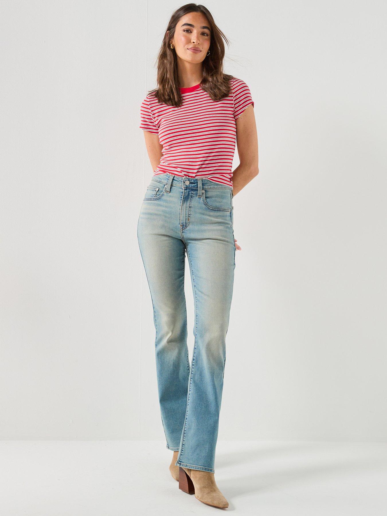 Image 3 of 5 of Levi's Women's High Rise Bootcut Stretch Denim Jeans - Blue