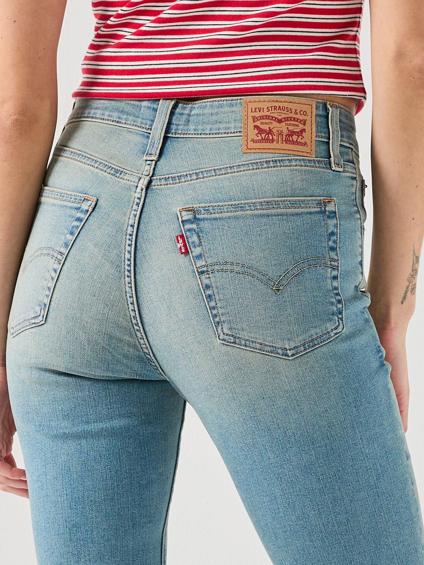 Image 4 of 5 of Levi's Women's High Rise Bootcut Stretch Denim Jeans - Blue