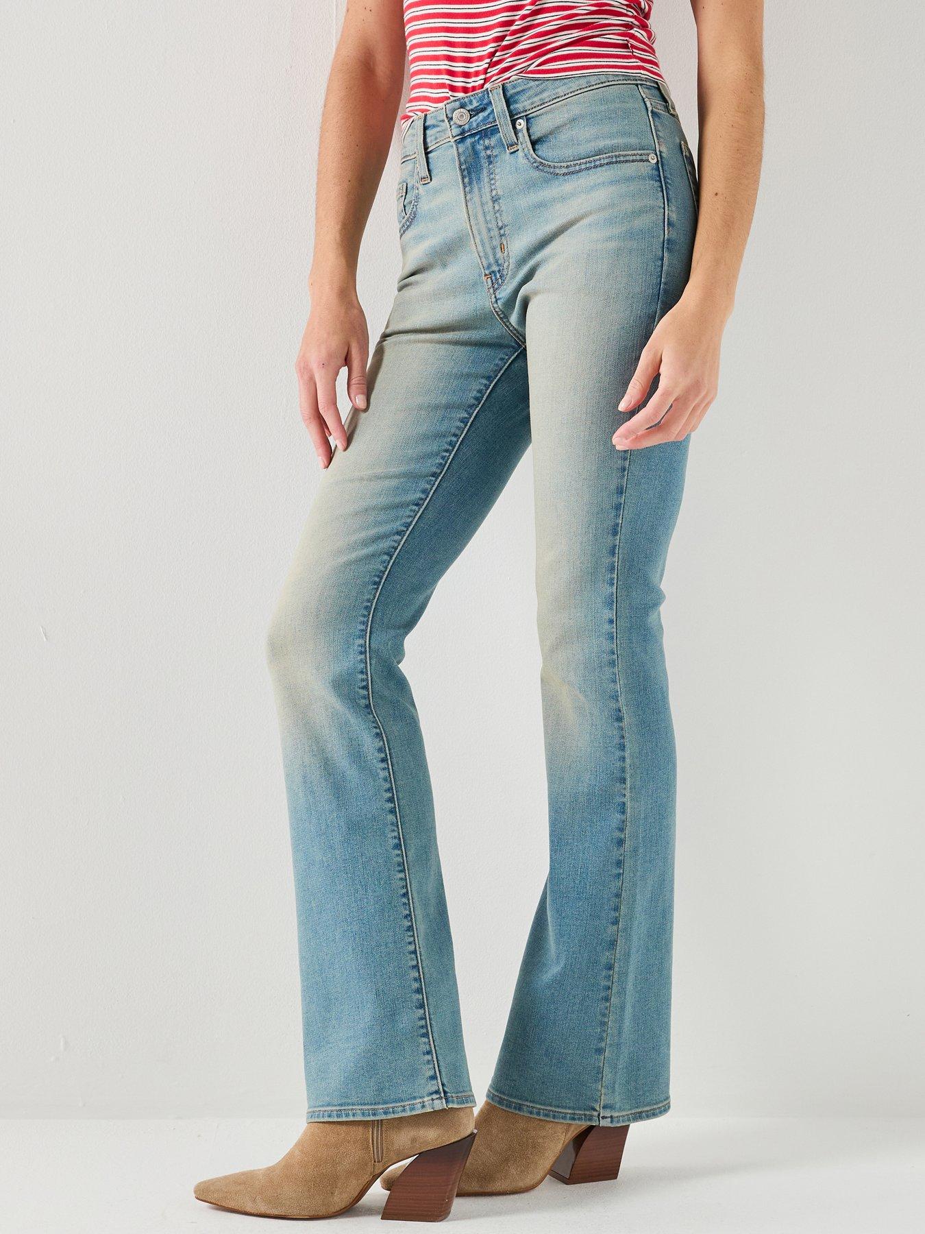 Image 5 of 5 of Levi's Women's High Rise Bootcut Stretch Denim Jeans - Blue