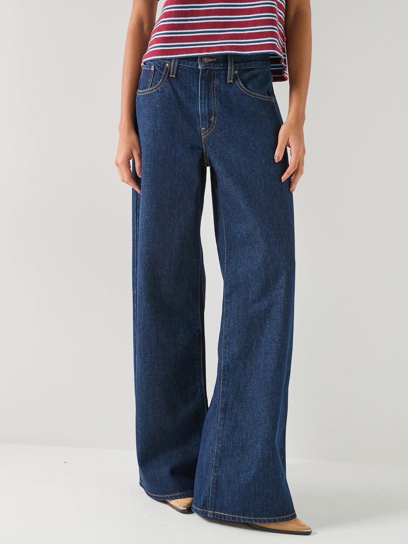 Levi's Middy Wide Leg Jeans - Shaded View