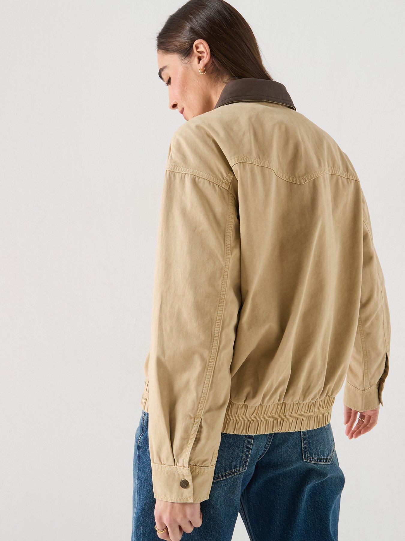 Image 2 of 6 of Levi's Winnie Western Barn Jacket - Beige