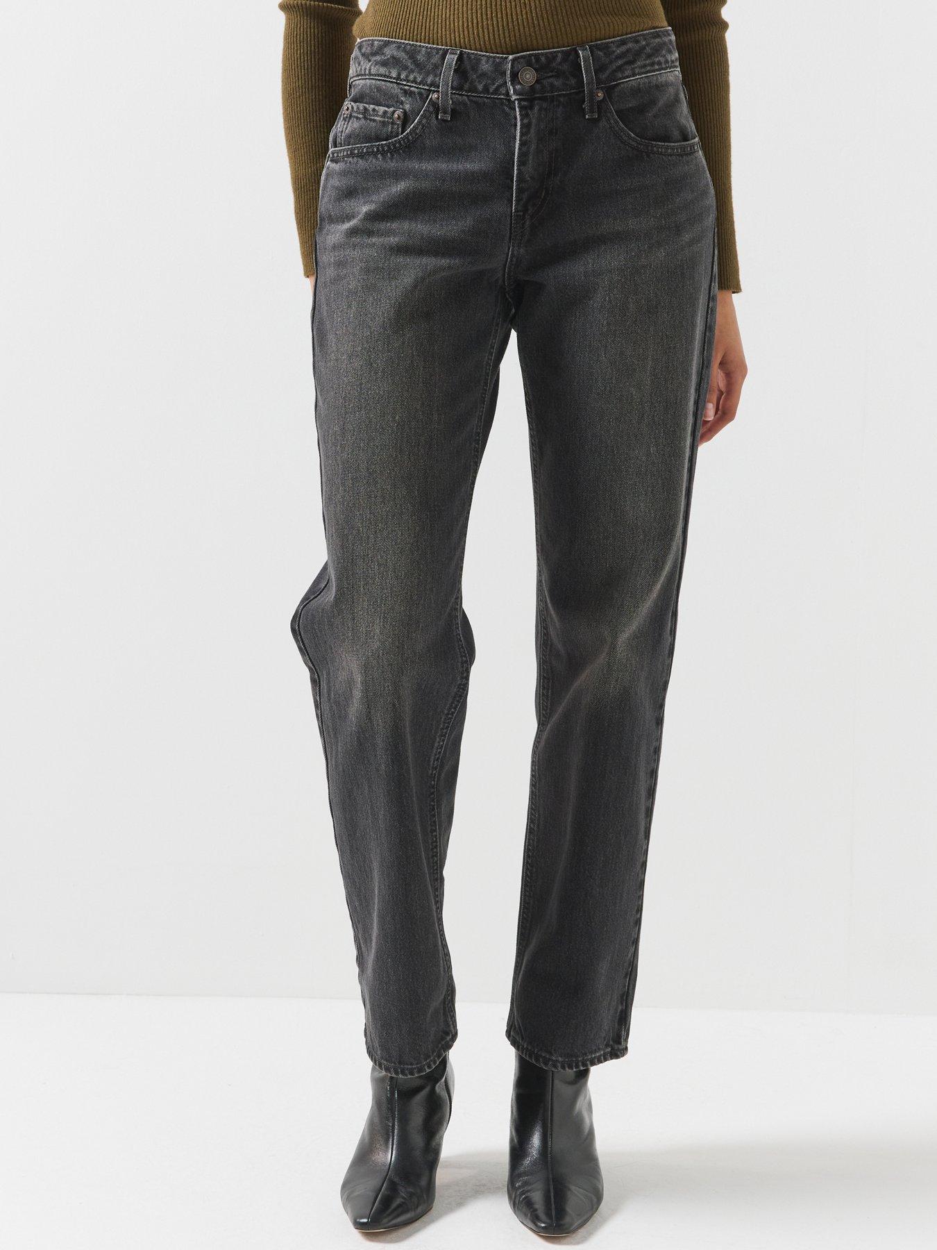 Image 1 of 6 of Levi's Low Straight Fit Jeans - Tech Storm
