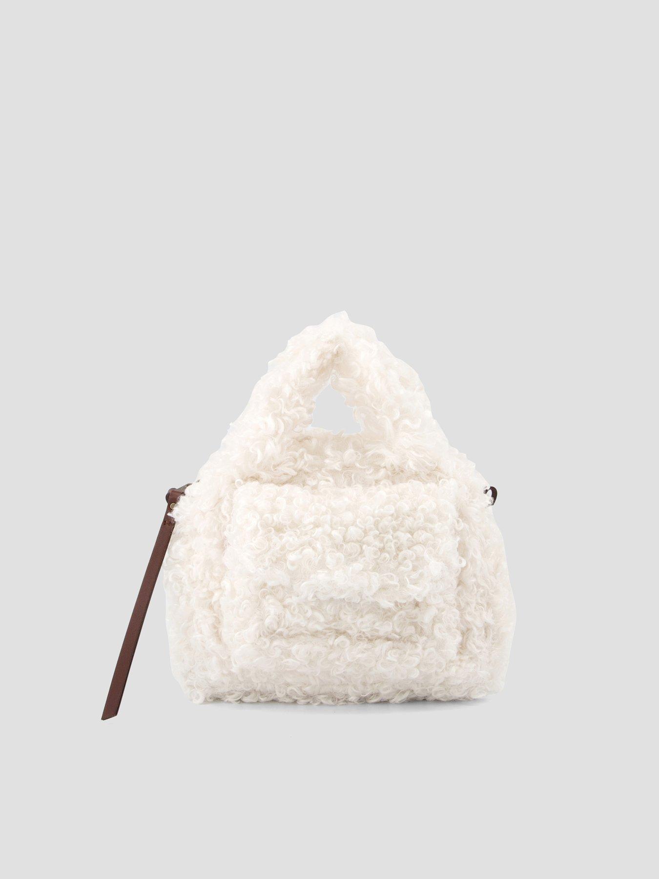Image 2 of 6 of Levi's Small Blake Boucle Handbag - Egret