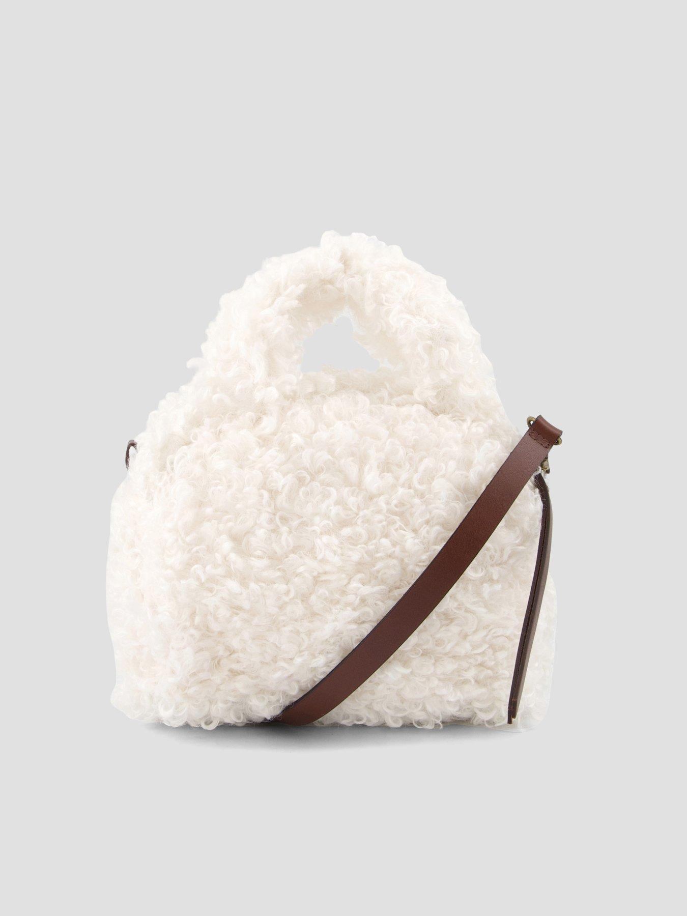 Image 3 of 6 of Levi's Small Blake Boucle Handbag - Egret