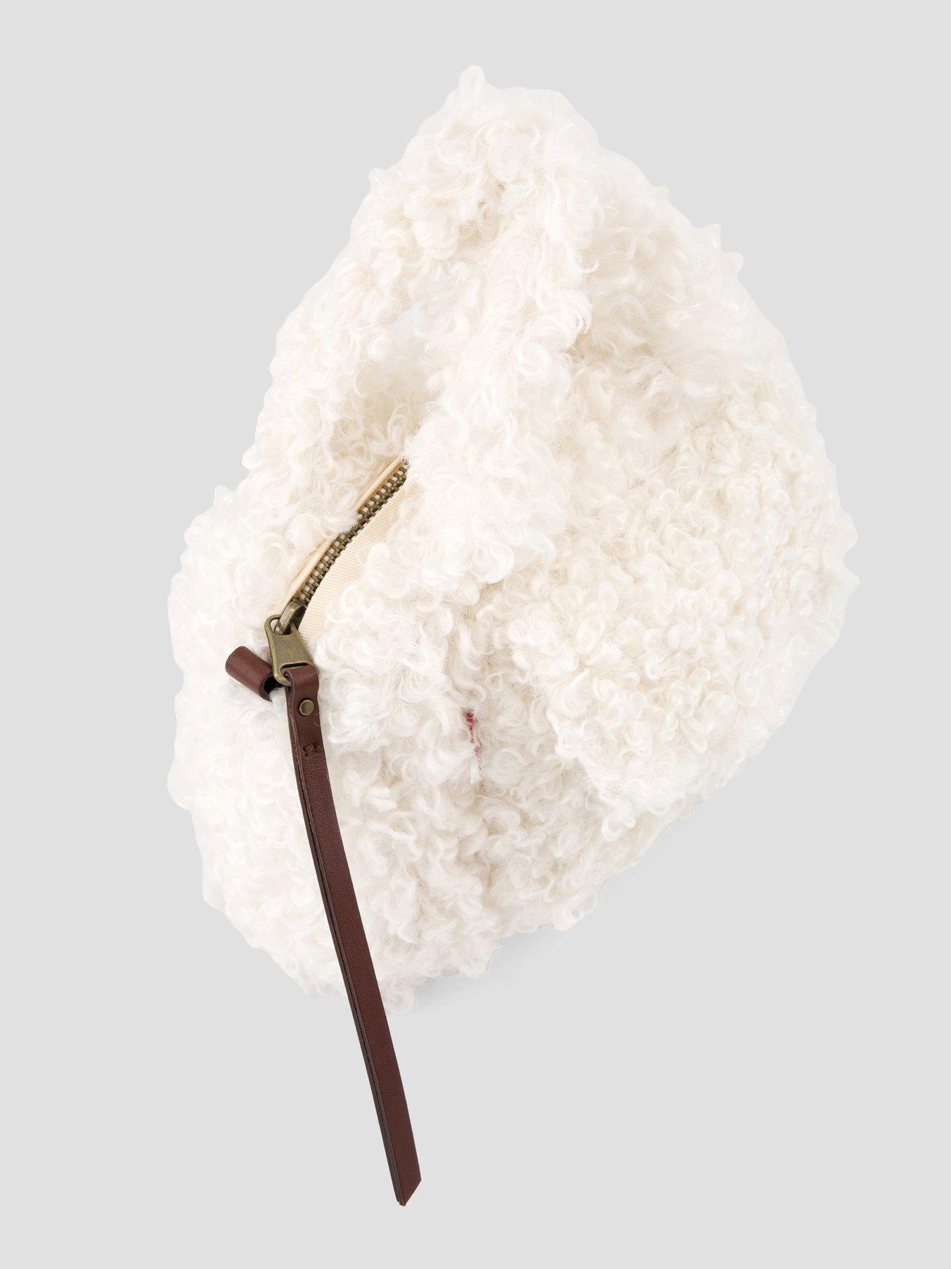 Image 5 of 6 of Levi's Small Blake Boucle Handbag - Egret