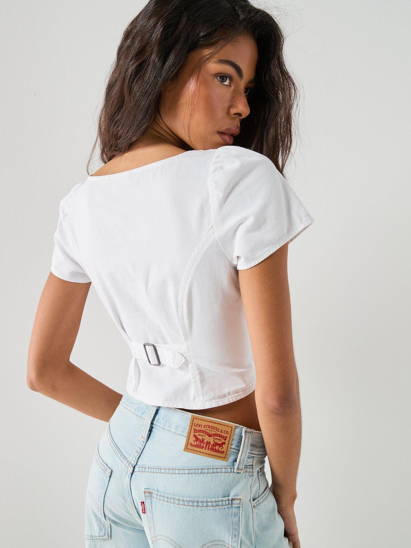 Image 2 of 6 of Levi's Miette Ss Denim Top