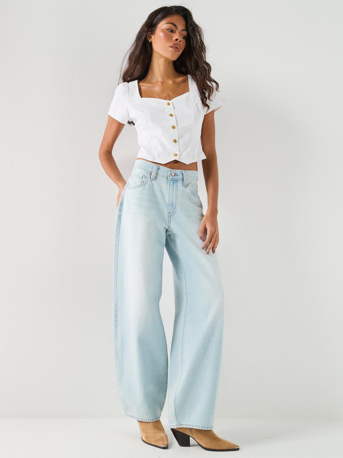 Image 3 of 6 of Levi's Miette Ss Denim Top