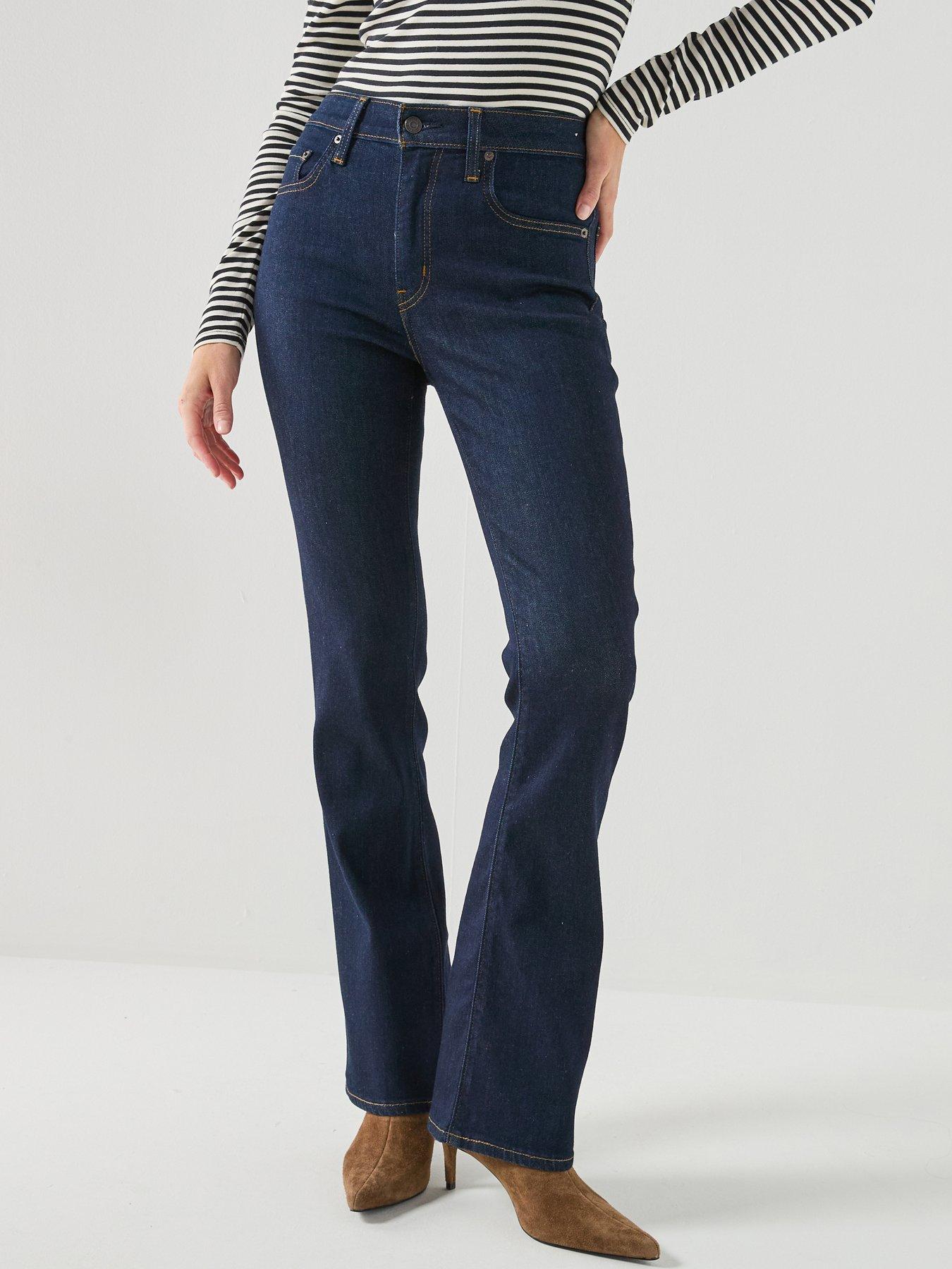 Levi's 725 High Rise Bootcut Jeans - True Blue Rinse