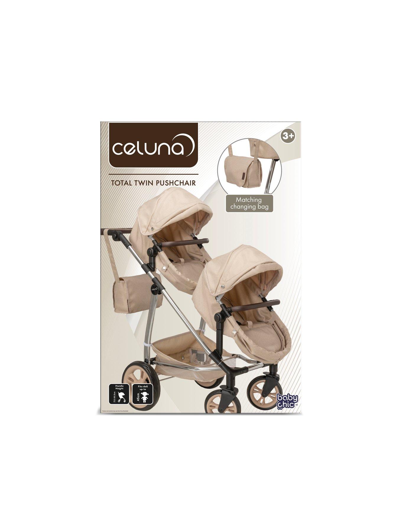 Image 3 of 5 of Celuna Total Twin Doll Pushchair - Sage