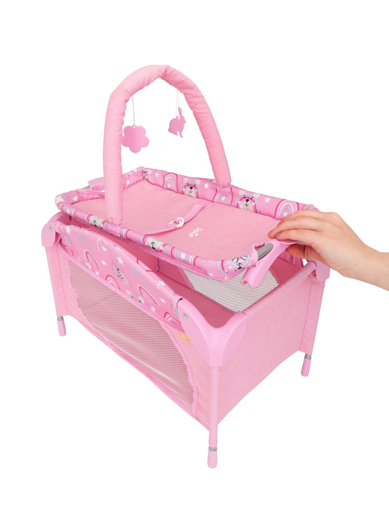 Image 2 of 5 of Joie Sleep And Dream Doll Cot - Pink & Lilac