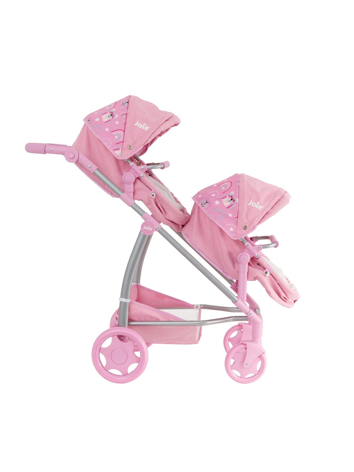 Image 2 of 5 of Joie Jr Evalite Twin Doll Pushchair - Pink & Lilac