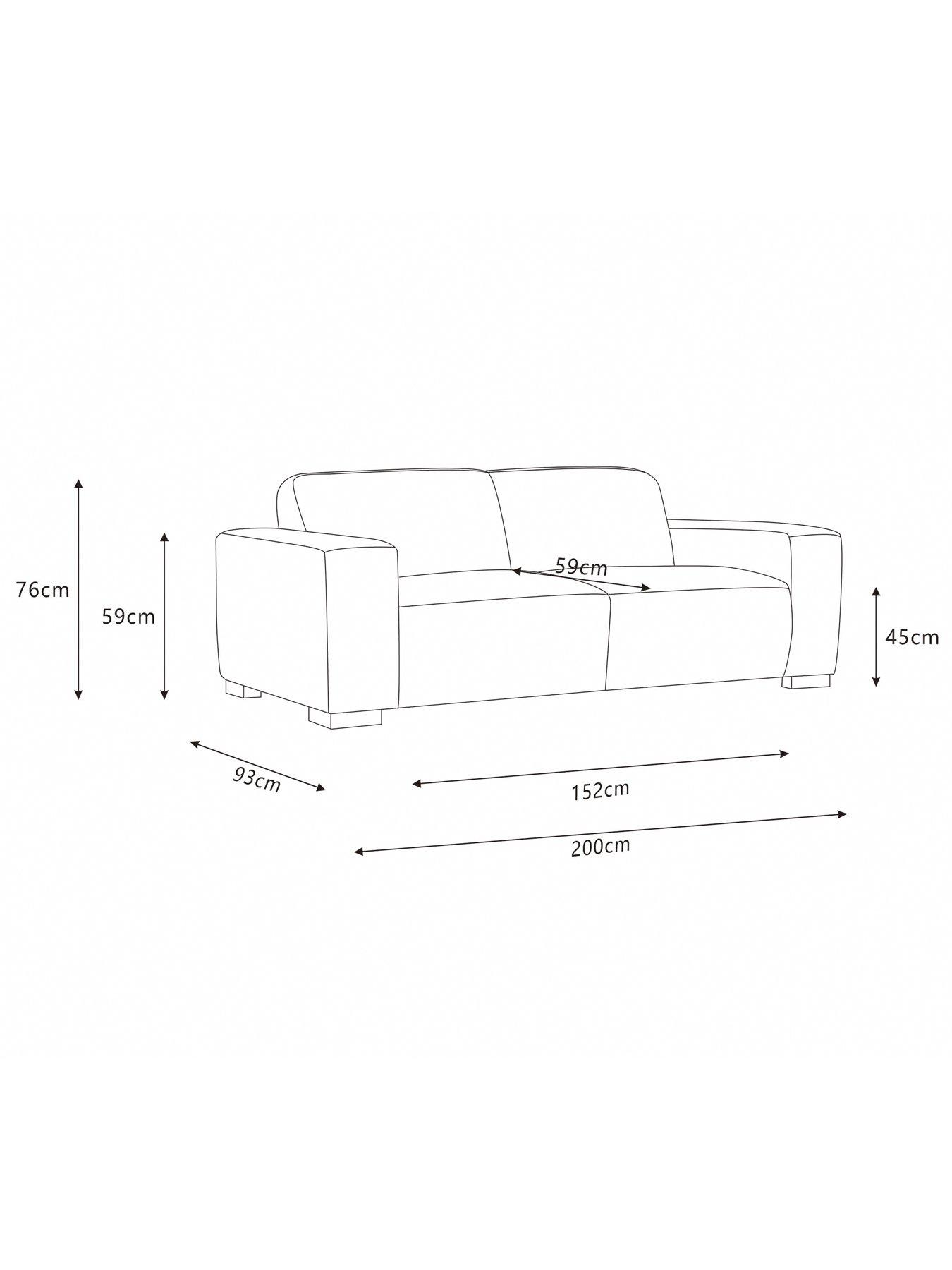 Image 7 of 7 of Michelle Keegan Home Cortes 3 Seater Sofa - FSC&reg; Certified