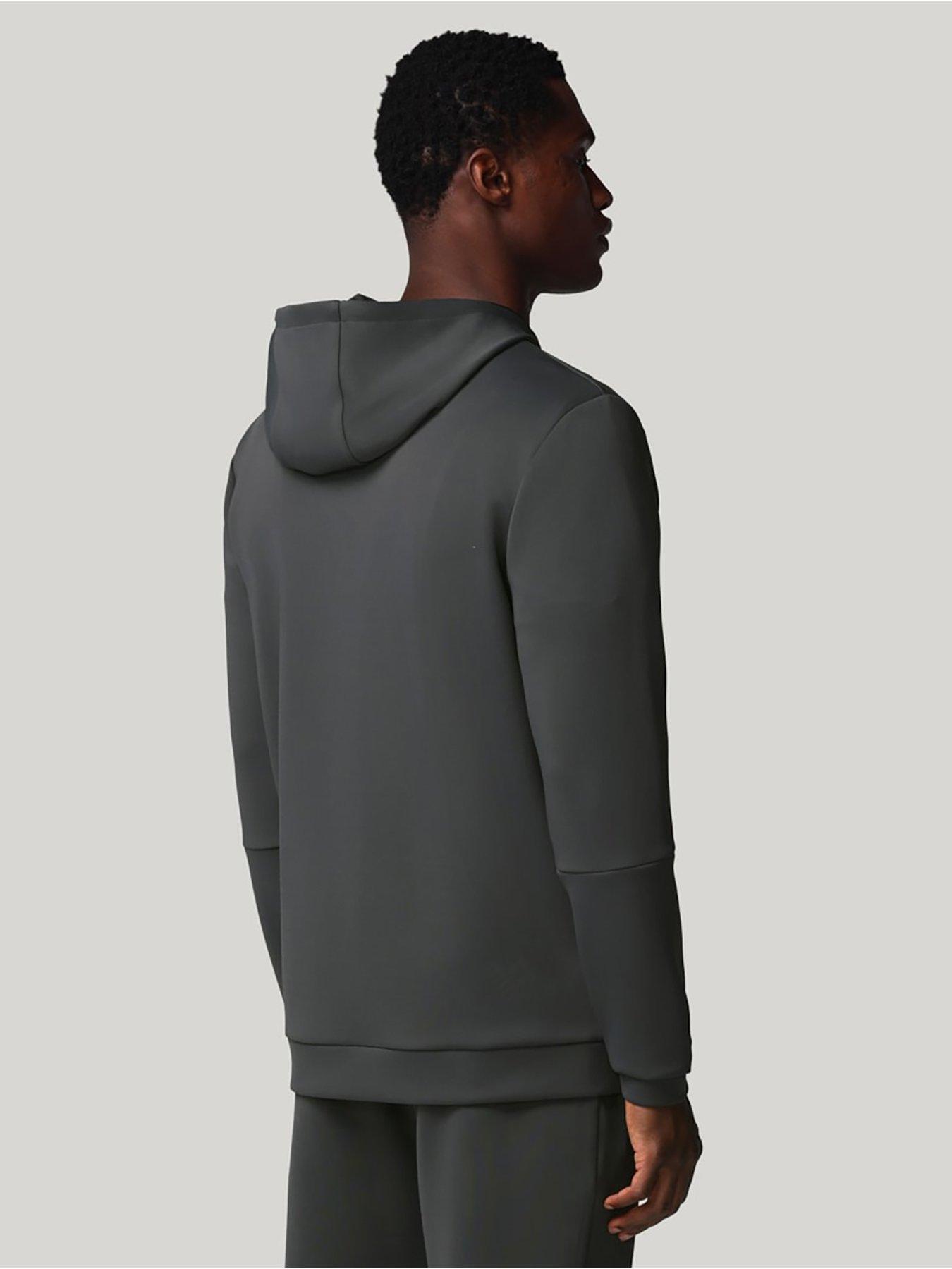 castore-mens-training-flex-full-zip-hoodie-greystillFront