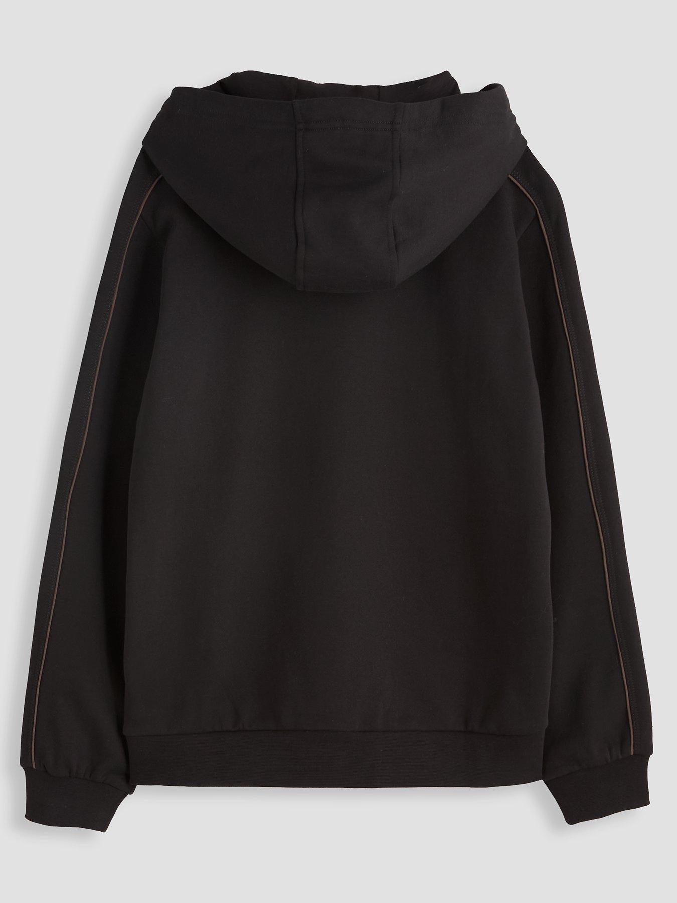 Image 2 of 4 of EA7 Emporio Armani Boys Train Visibility Hoodie - Black
