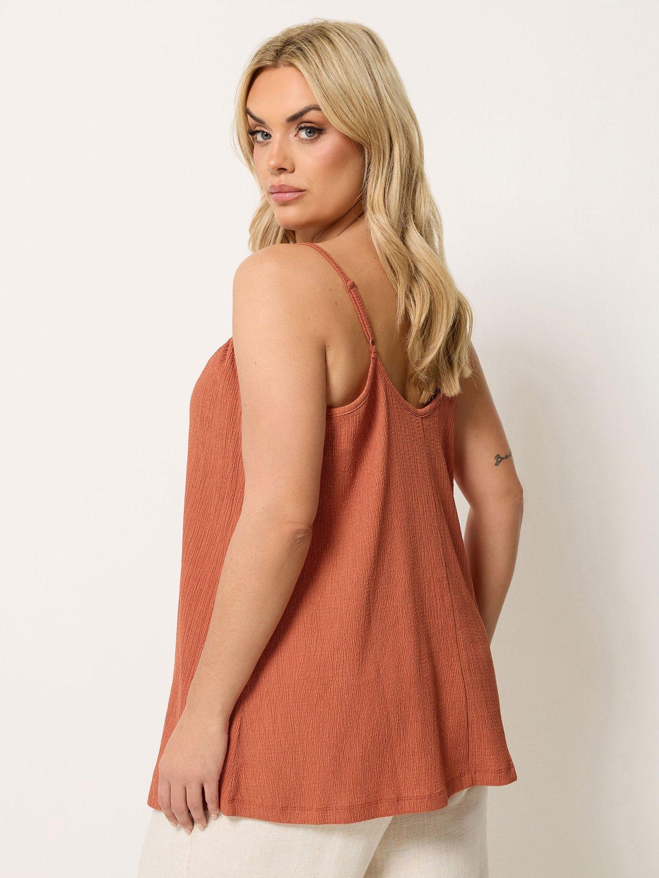 Image 2 of 4 of Yours Curve Gathered Swing Cami Top
