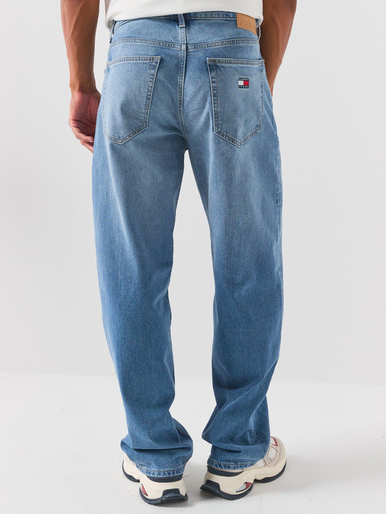 Image 2 of 6 of Tommy Jeans Jaimie Loose Straight Fit Jeans - Denim Medium - Dark Blue
