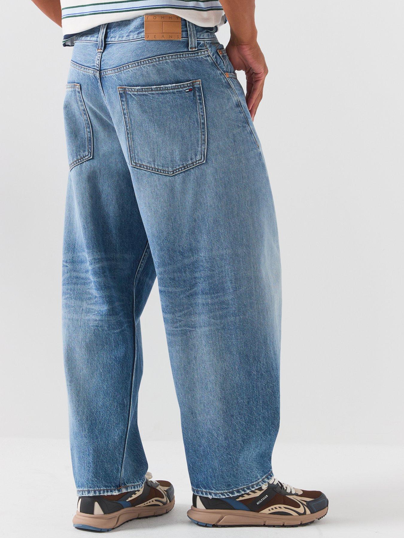 Image 2 of 6 of Tommy Jeans Ashton Barrel Loose Fit Jeans - Light Blue