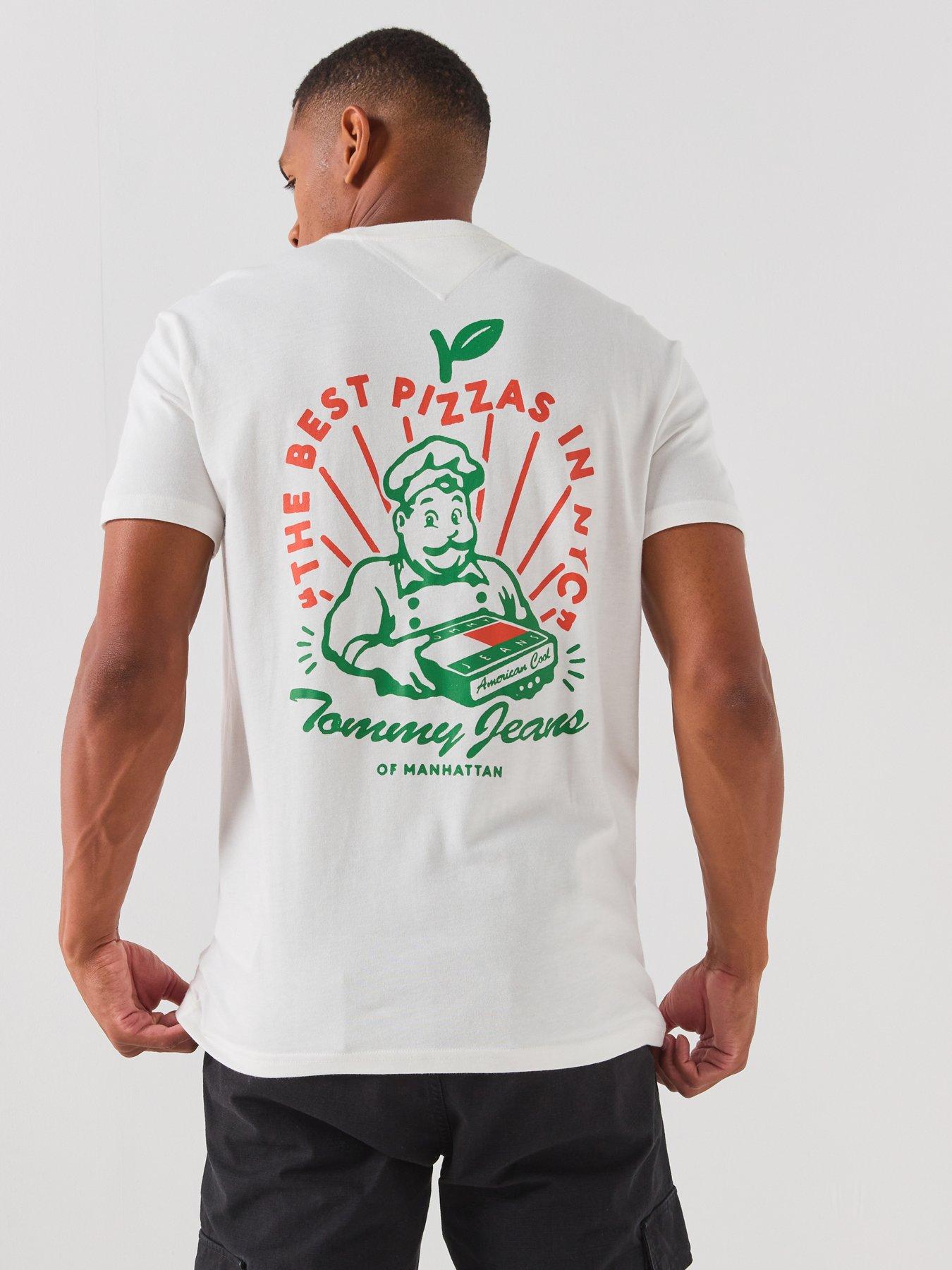 Tommy Jeans Back Graphic Novelty T-Shirt - White
