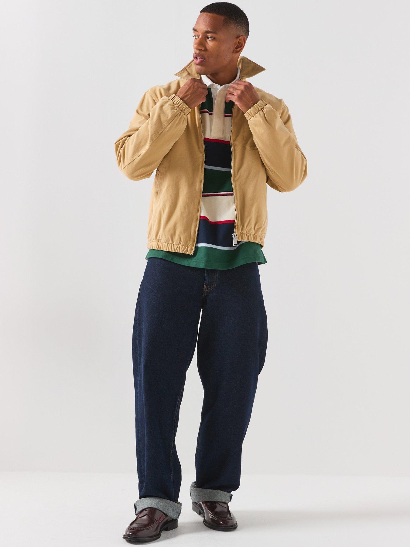 Image 3 of 6 of Tommy Jeans Logo Padded Zip-Through&nbsp;Jacket - Sandy Beige
