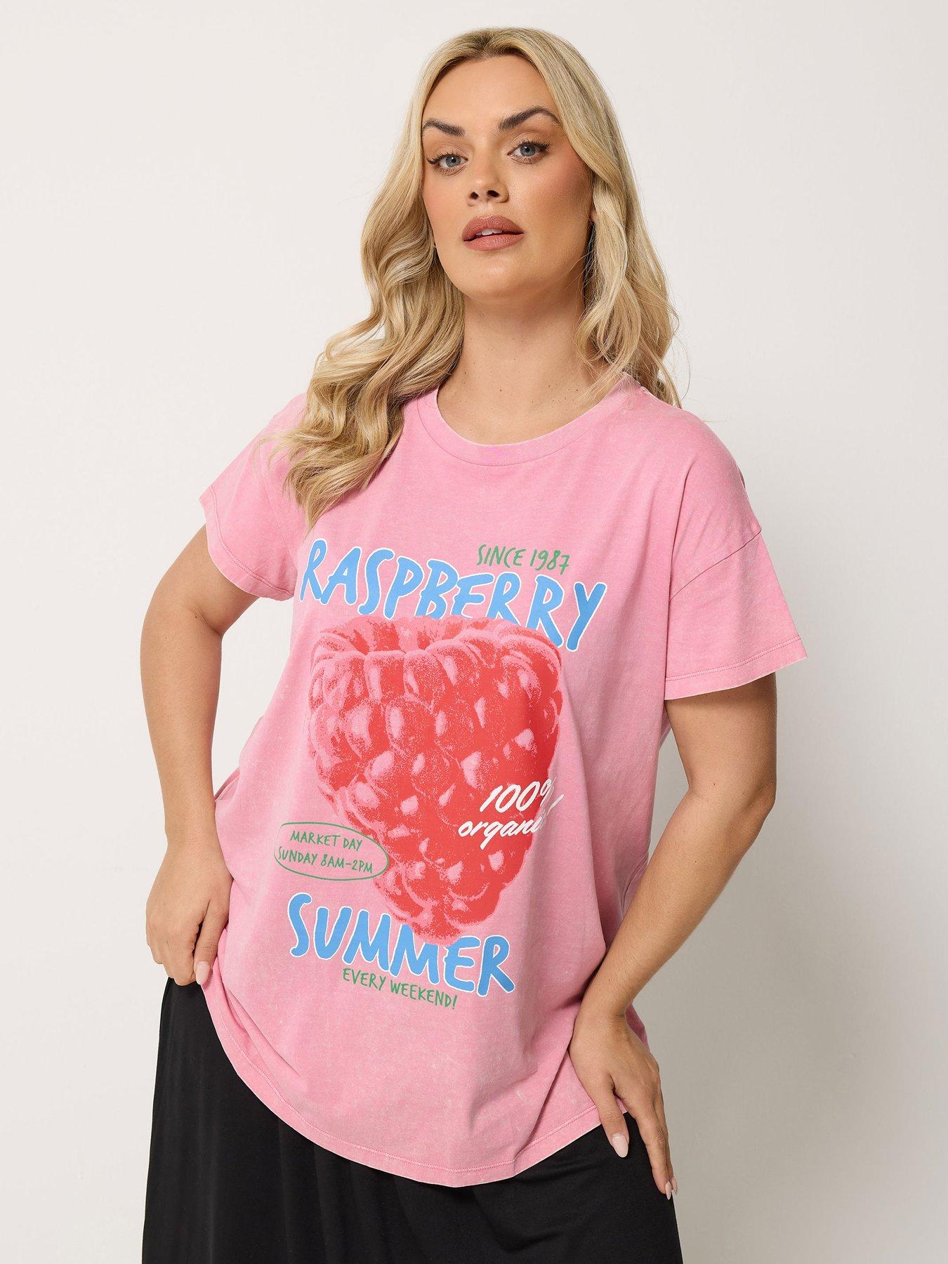 Yours Curve Core Placement T-shirt