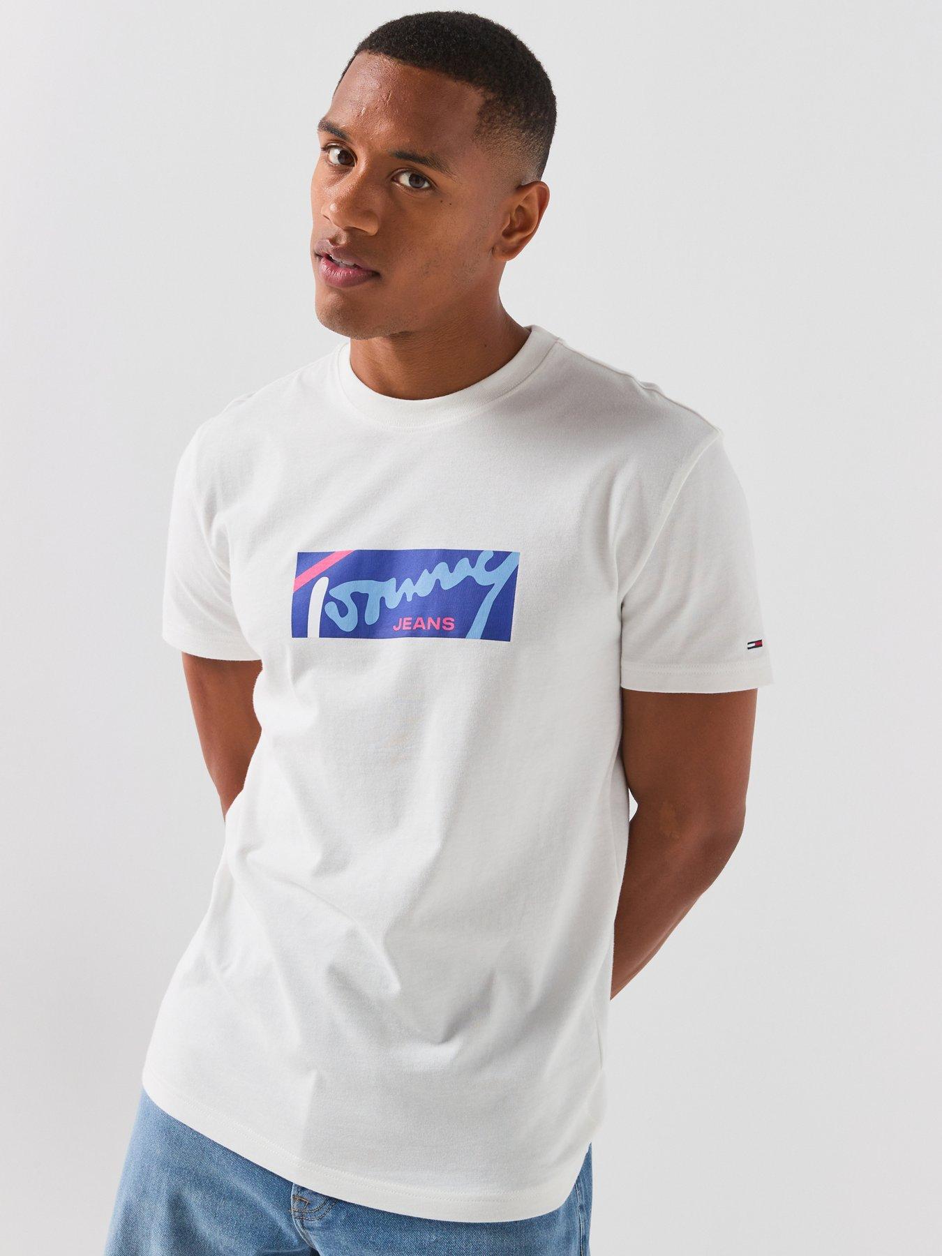 Tommy Jeans Regular Signature T-Shirt - White