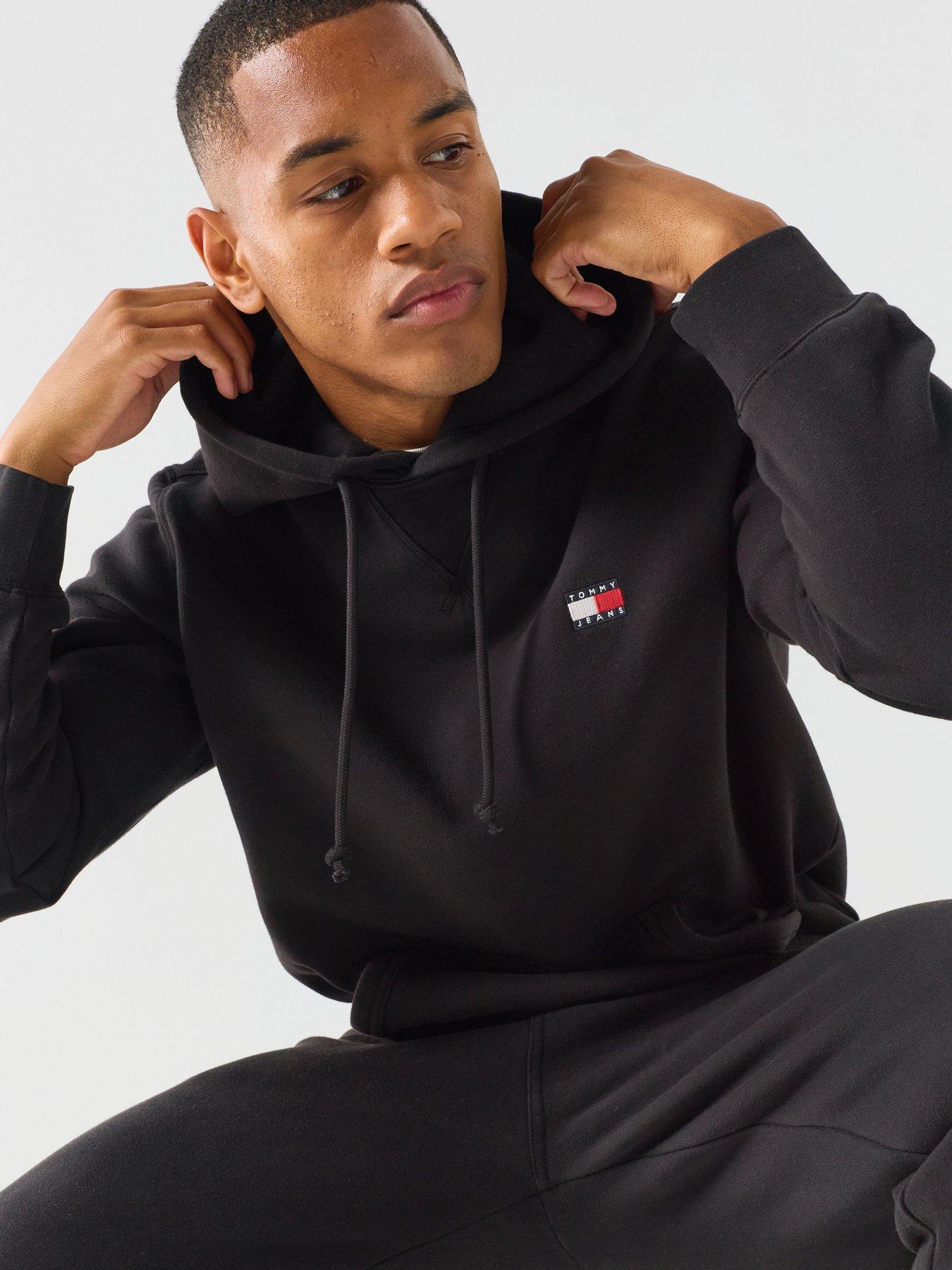 Image 6 of 6 of Tommy Jeans Regular Badge Hoodie &nbsp;- Black