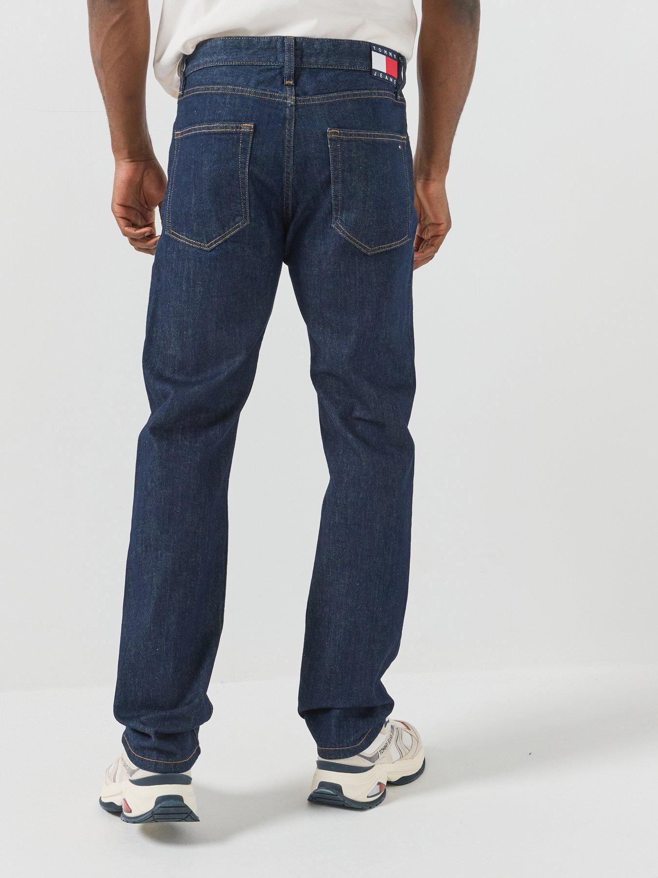 Image 2 of 6 of Tommy Jeans Ryan Slim Straight Jean - Dark Wash - Dark Blue