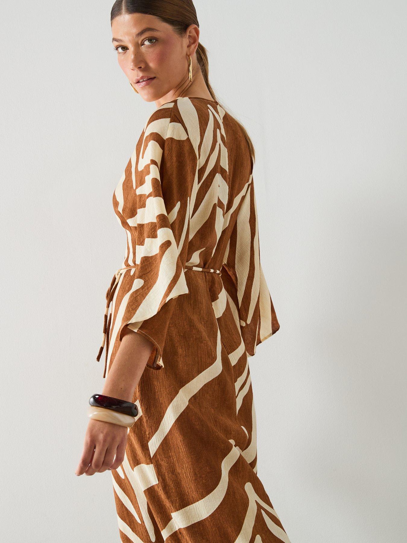 Image 6 of 6 of Mango Dress Karla - Brown