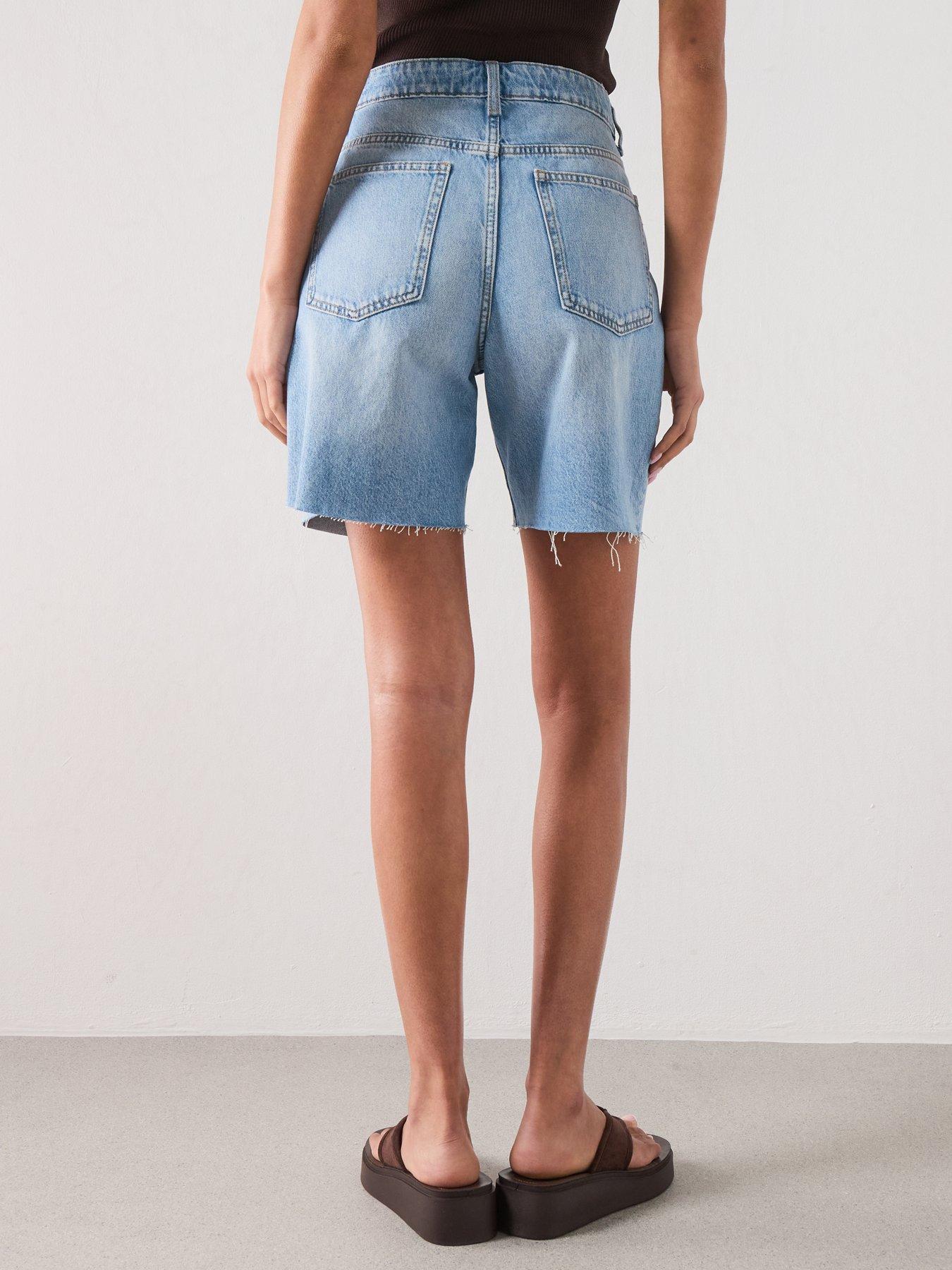 Image 2 of 5 of Mango Bermuda Shorts Anne - Blue