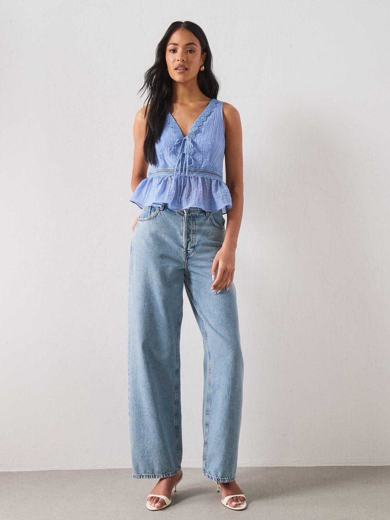 Image 3 of 6 of Mango Top Elena - Blue
