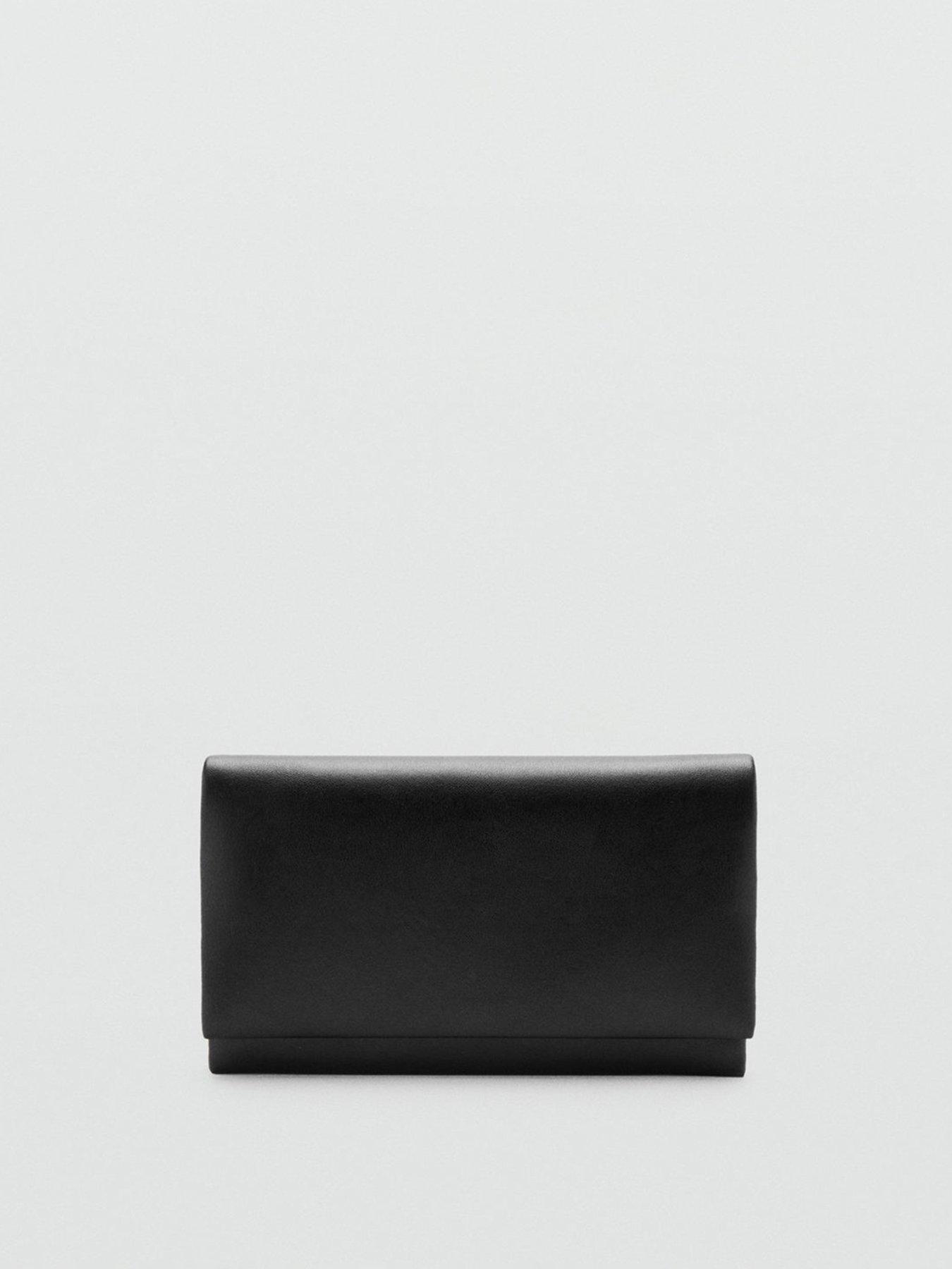 Image 2 of 5 of Mango Gold Chain Shoulder Bag - Black